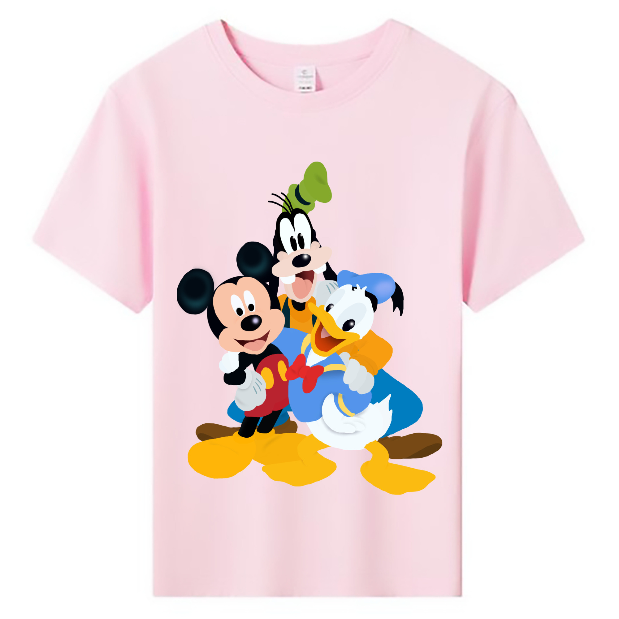 ミッキーマウス Mickey Mouse 綿100％キッズTシャツ（フロントプリント）