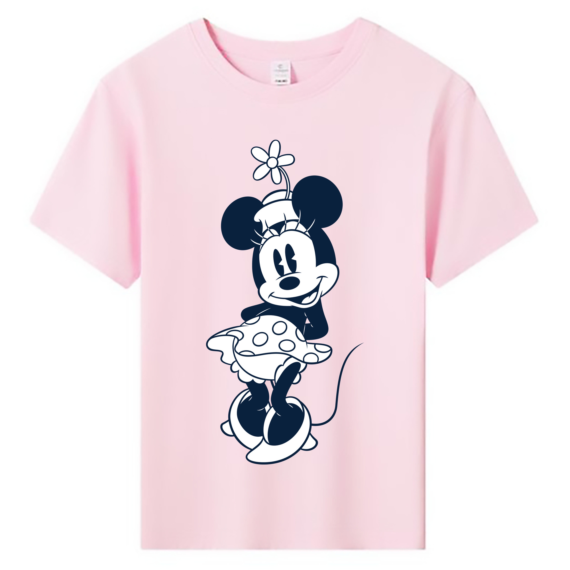ミッキーマウス Mickey Mouse 綿100％キッズTシャツ（フロントプリント）