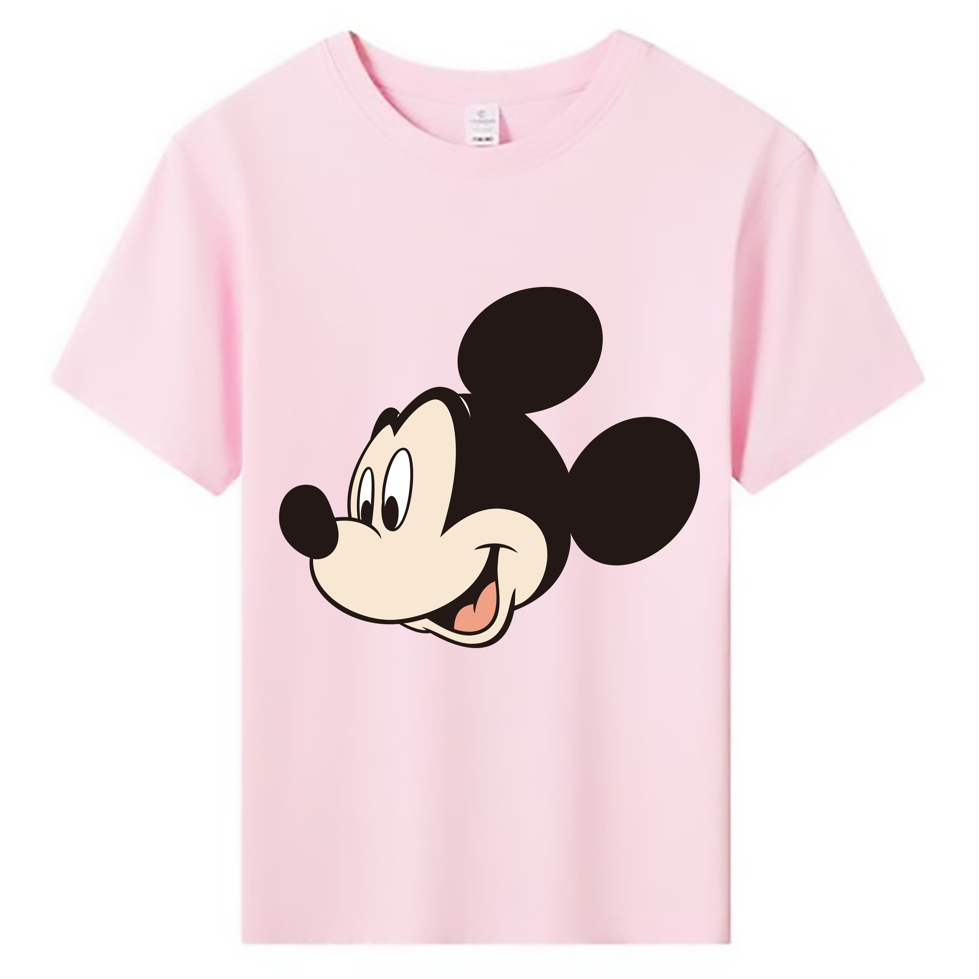 ミッキーマウス Mickey Mouse 綿100％キッズTシャツ（フロントプリント）