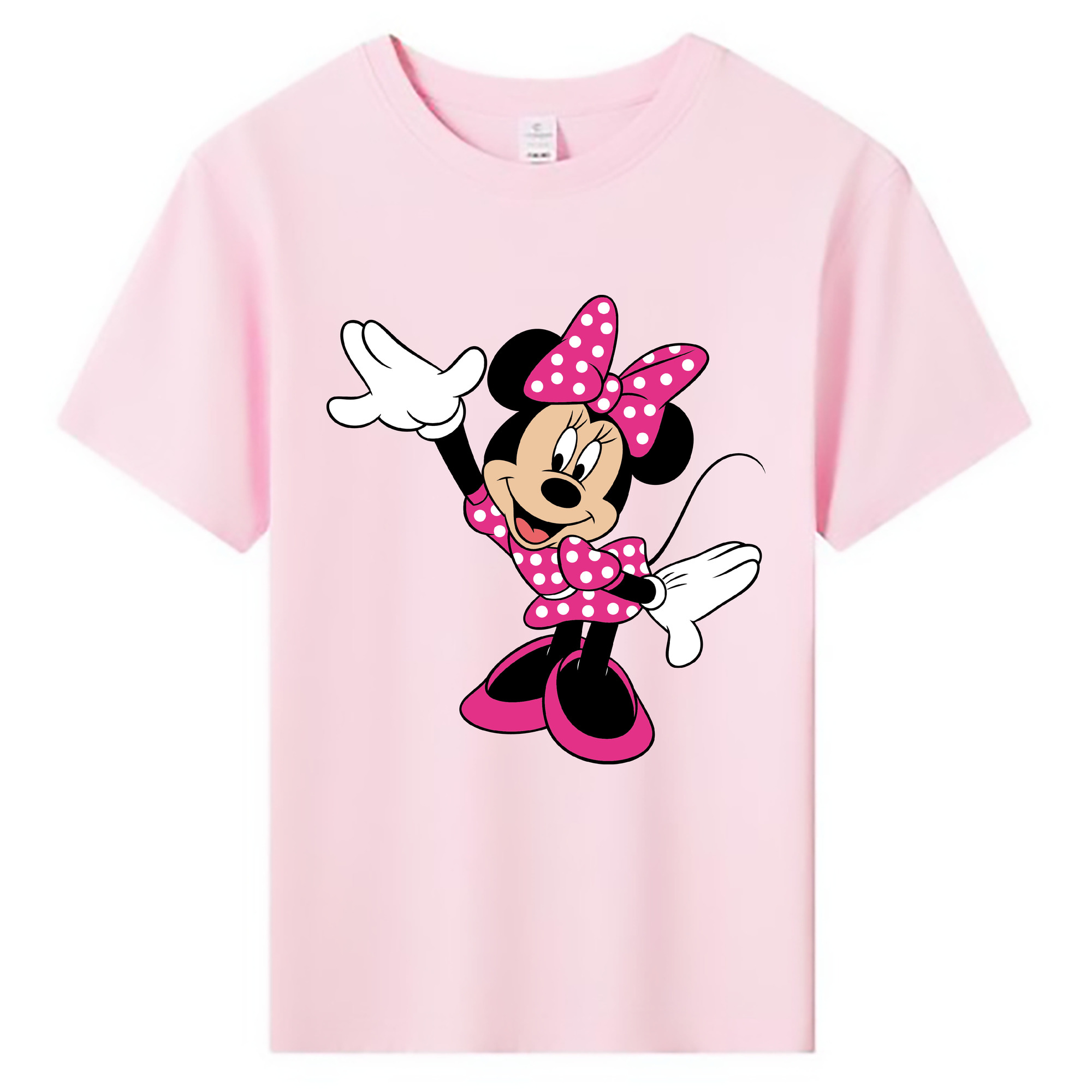 ミッキーマウス Mickey Mouse 綿100％キッズTシャツ（フロントプリント）