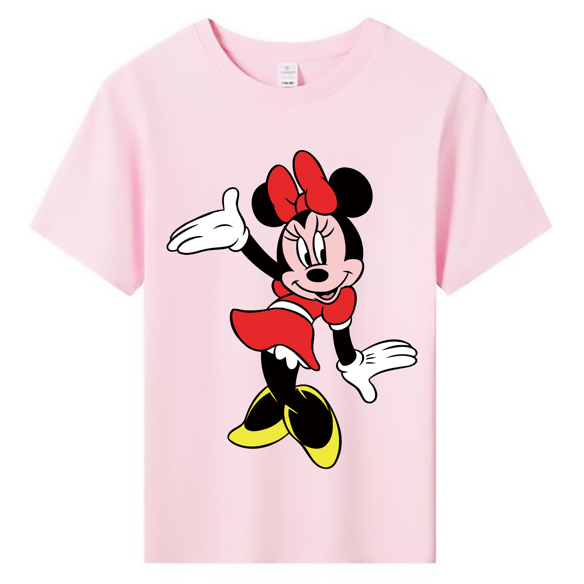 ミッキーマウス Mickey Mouse 綿100％キッズTシャツ（フロントプリント）