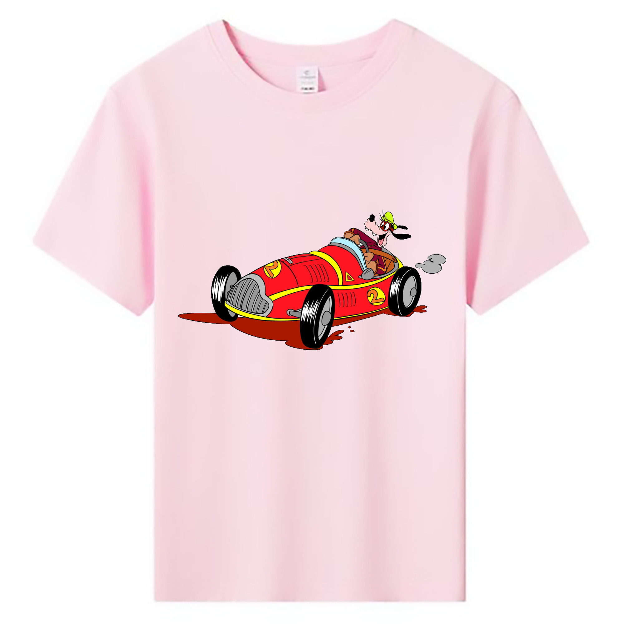 ミッキーマウス Mickey Mouse 綿100％キッズTシャツ（フロントプリント）