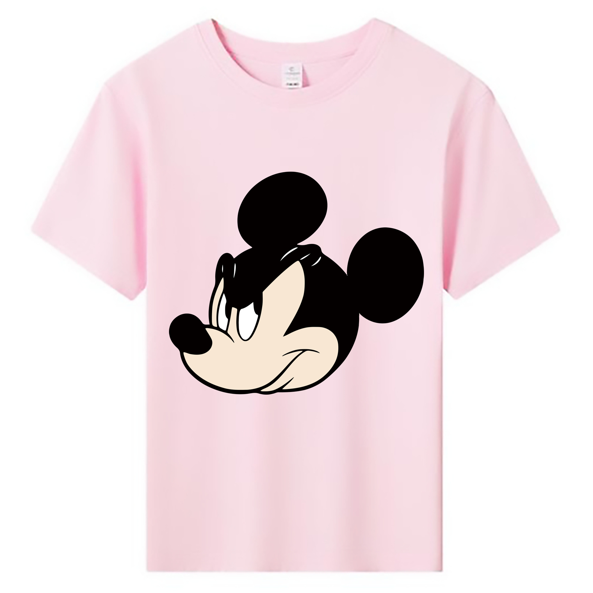ミッキーマウス Mickey Mouse 綿100％キッズTシャツ（フロントプリント）