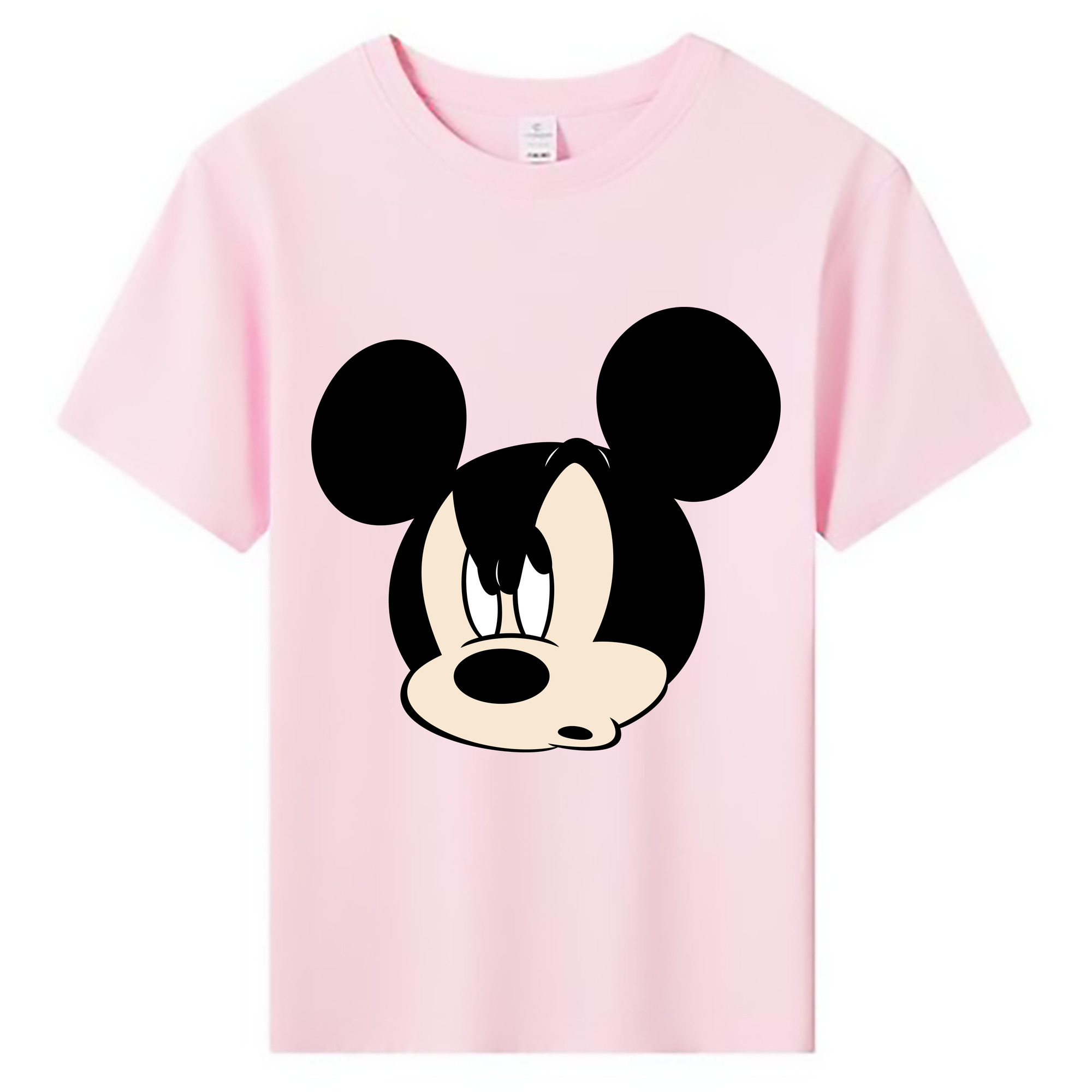 ミッキーマウス Mickey Mouse 綿100％キッズTシャツ（フロントプリント）