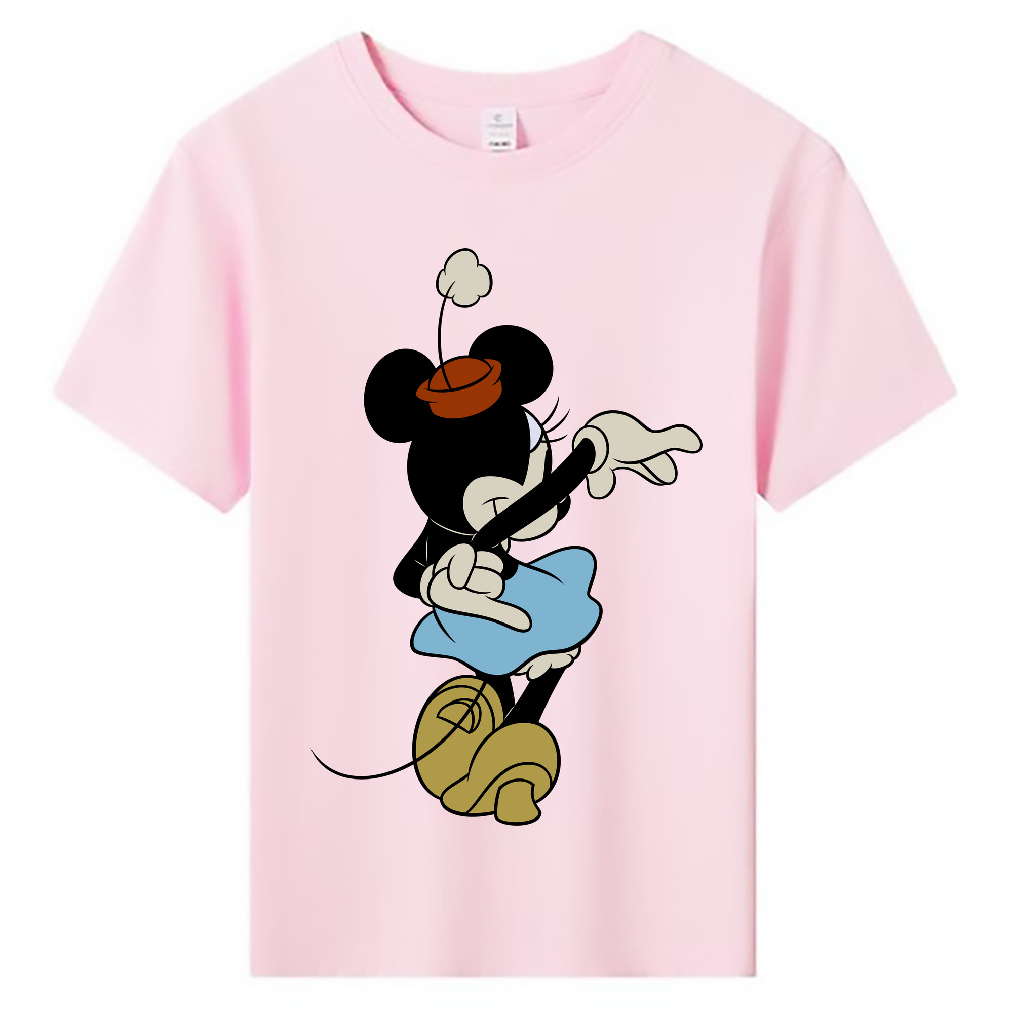 ミッキーマウス Mickey Mouse 綿100％キッズTシャツ（フロントプリント）