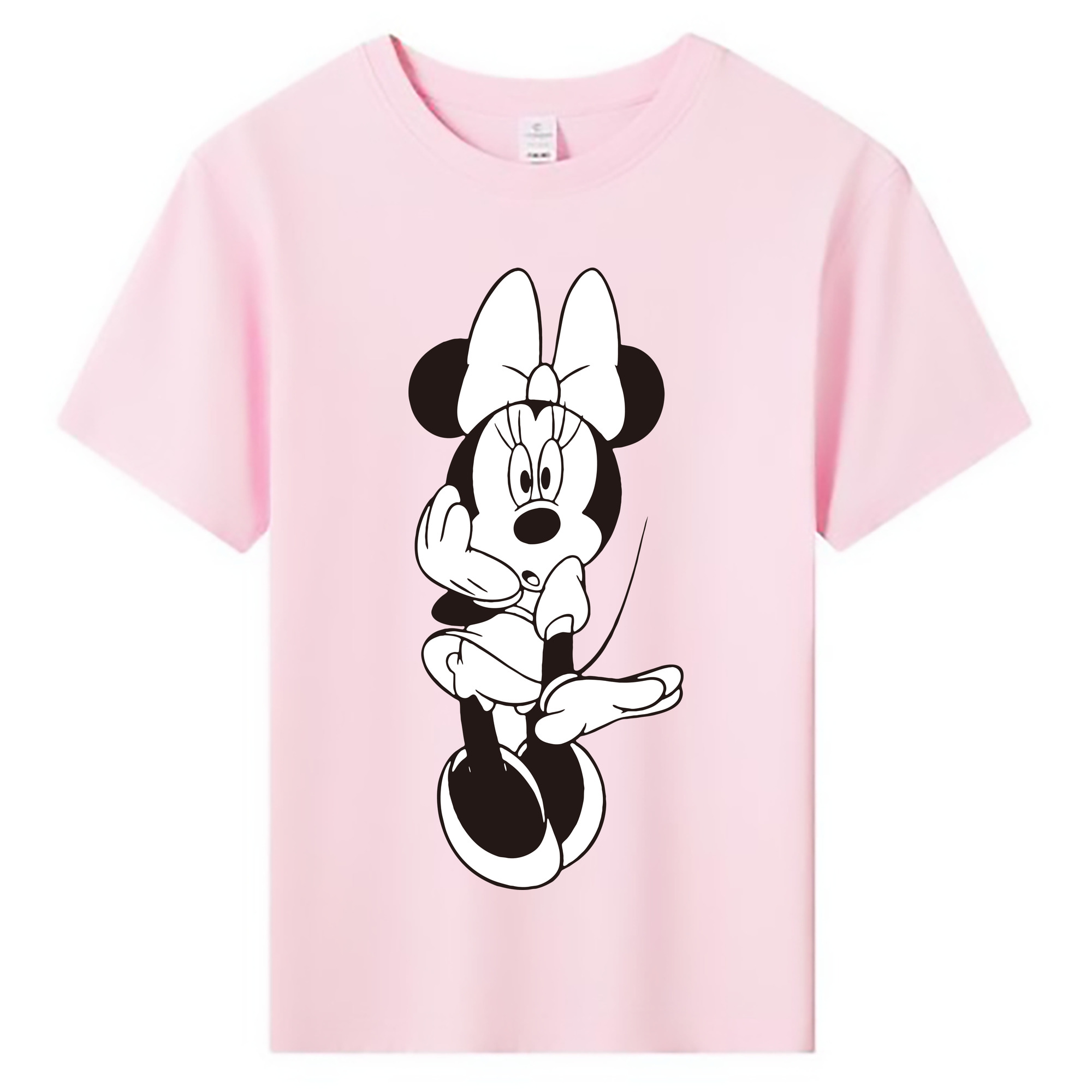ミッキーマウス Mickey Mouse 綿100％キッズTシャツ（フロントプリント）