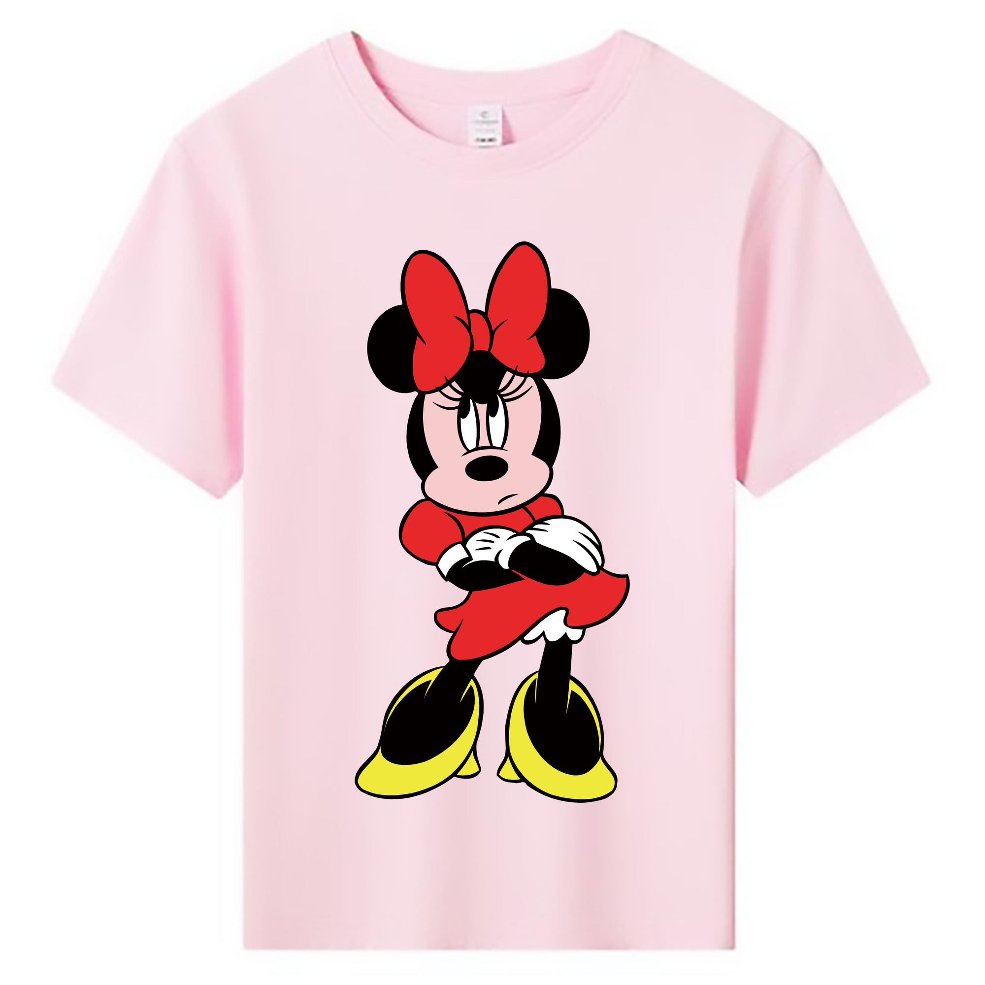 ミッキーマウス Mickey Mouse 綿100％キッズTシャツ（フロントプリント）