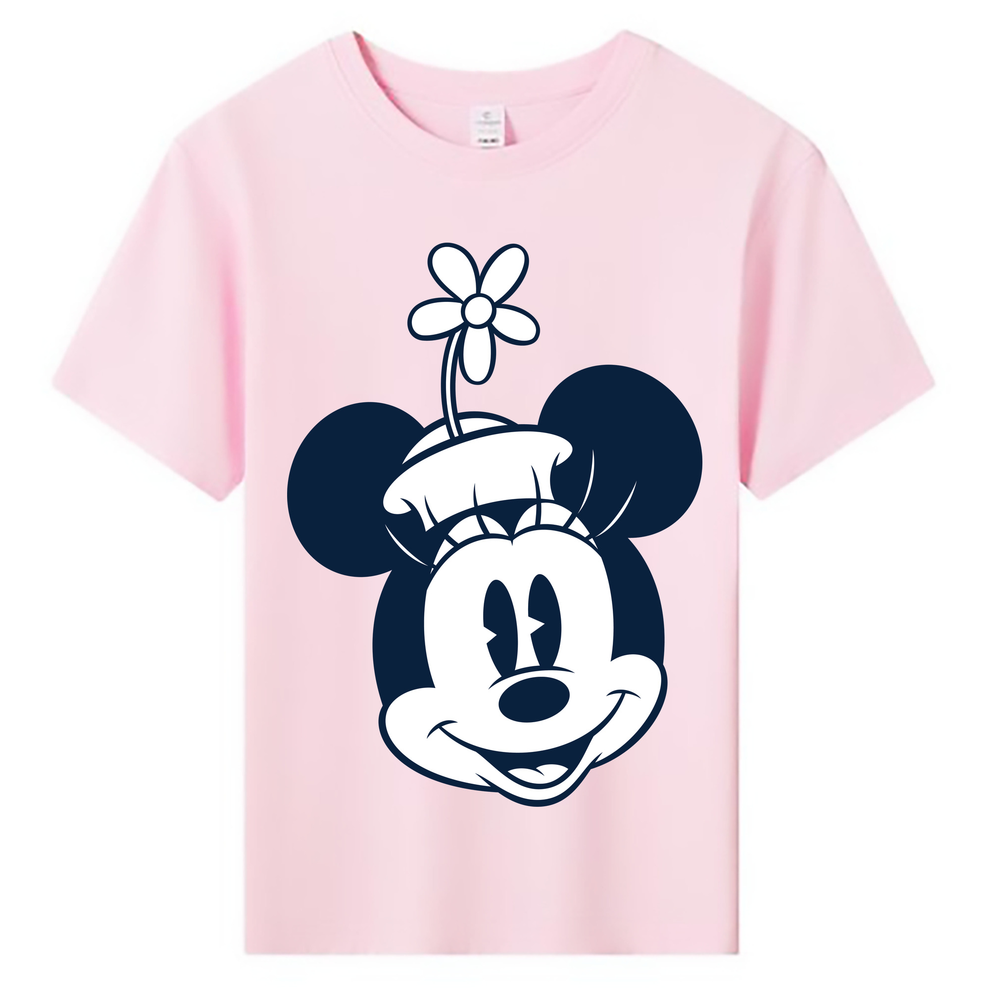ミッキーマウス Mickey Mouse 綿100％キッズTシャツ（フロントプリント）