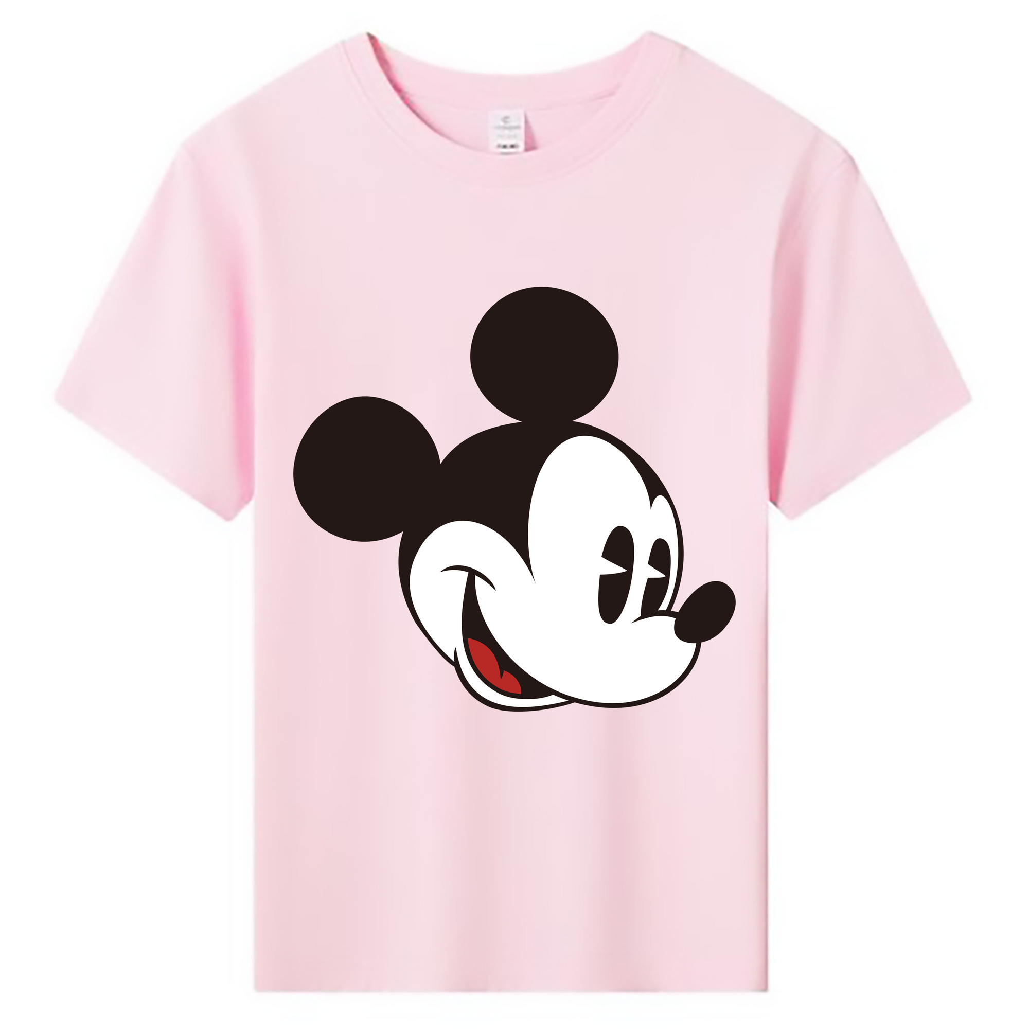 ミッキーマウス Mickey Mouse 綿100％キッズTシャツ（フロントプリント）
