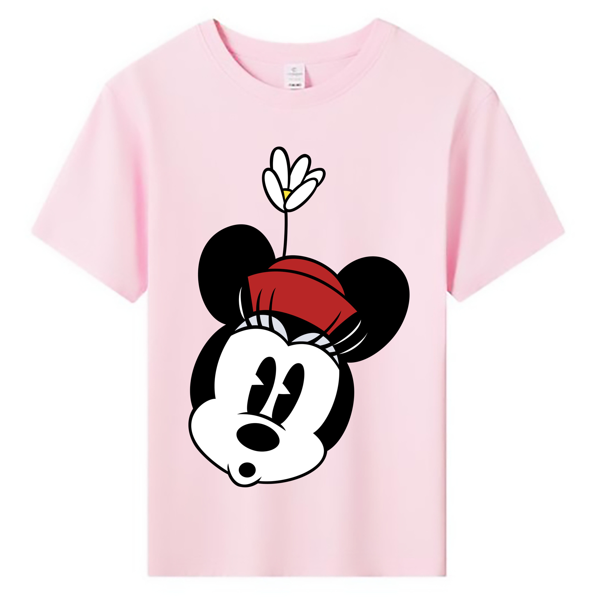 ミッキーマウス Mickey Mouse 綿100％キッズTシャツ（フロントプリント）