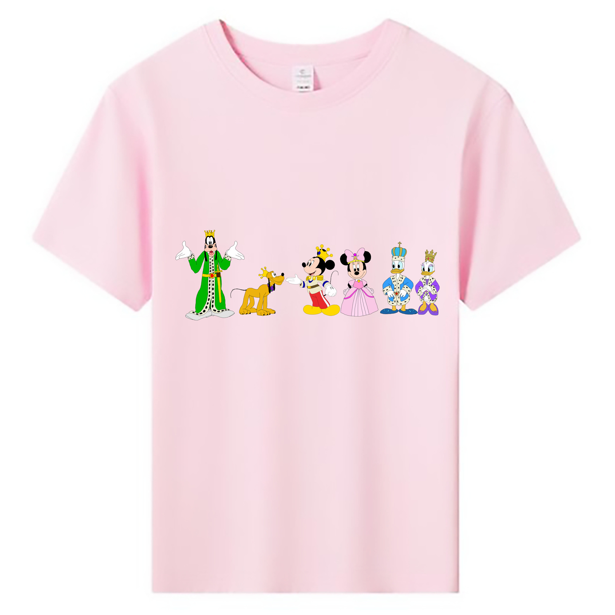 ミッキーマウス Mickey Mouse 綿100％キッズTシャツ（フロントプリント）
