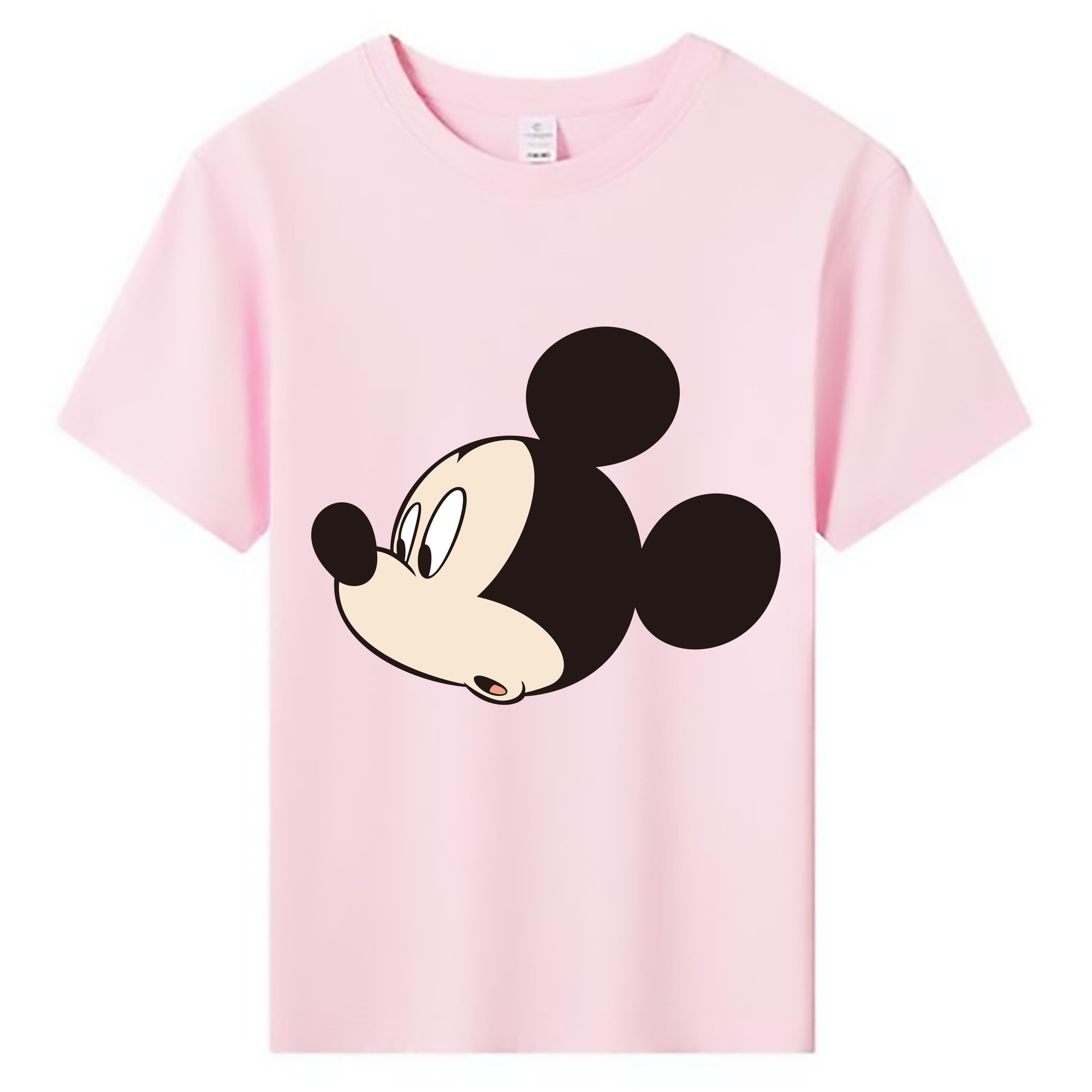 ミッキーマウス Mickey Mouse 綿100％キッズTシャツ（フロントプリント）