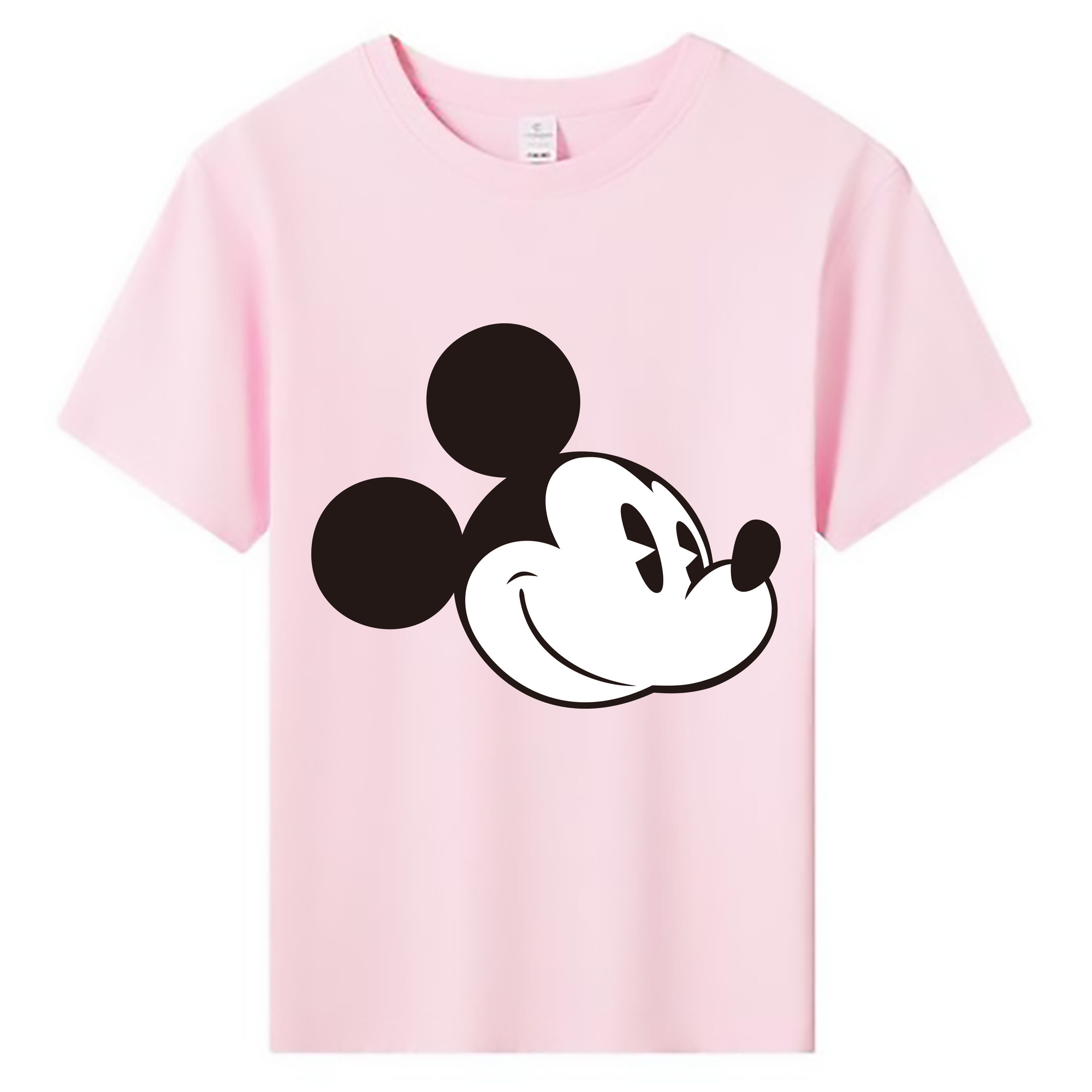 ミッキーマウス Mickey Mouse 綿100％キッズTシャツ（フロントプリント）