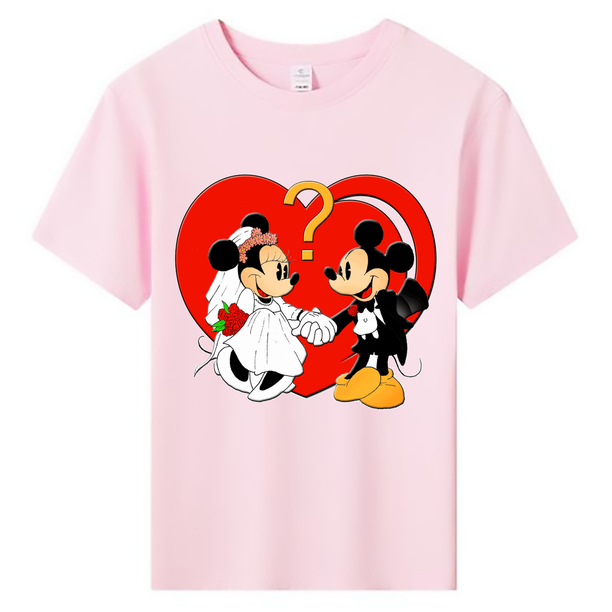 ミッキーマウス Mickey Mouse 綿100％キッズTシャツ（フロントプリント）