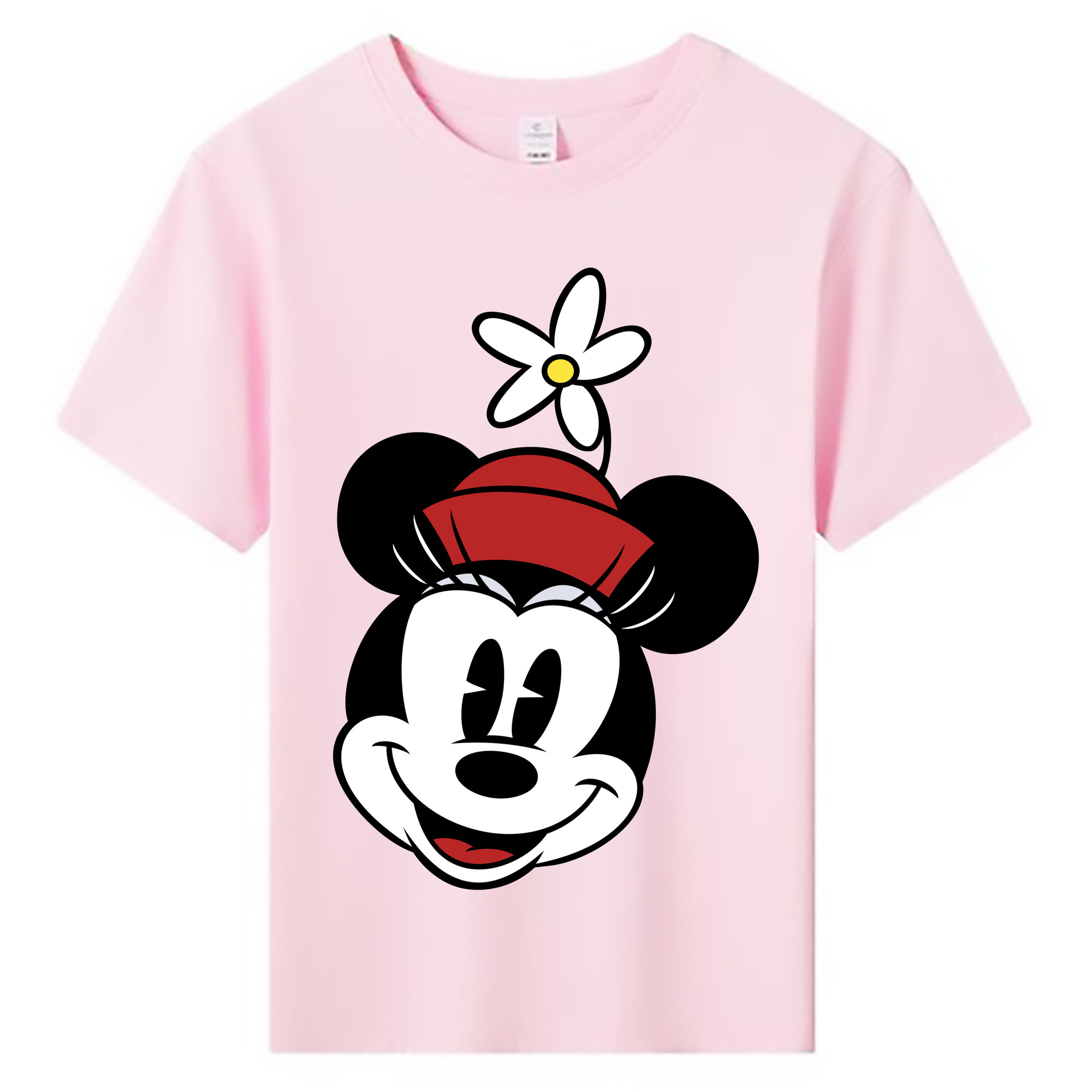 ミッキーマウス Mickey Mouse 綿100％キッズTシャツ（フロントプリント）