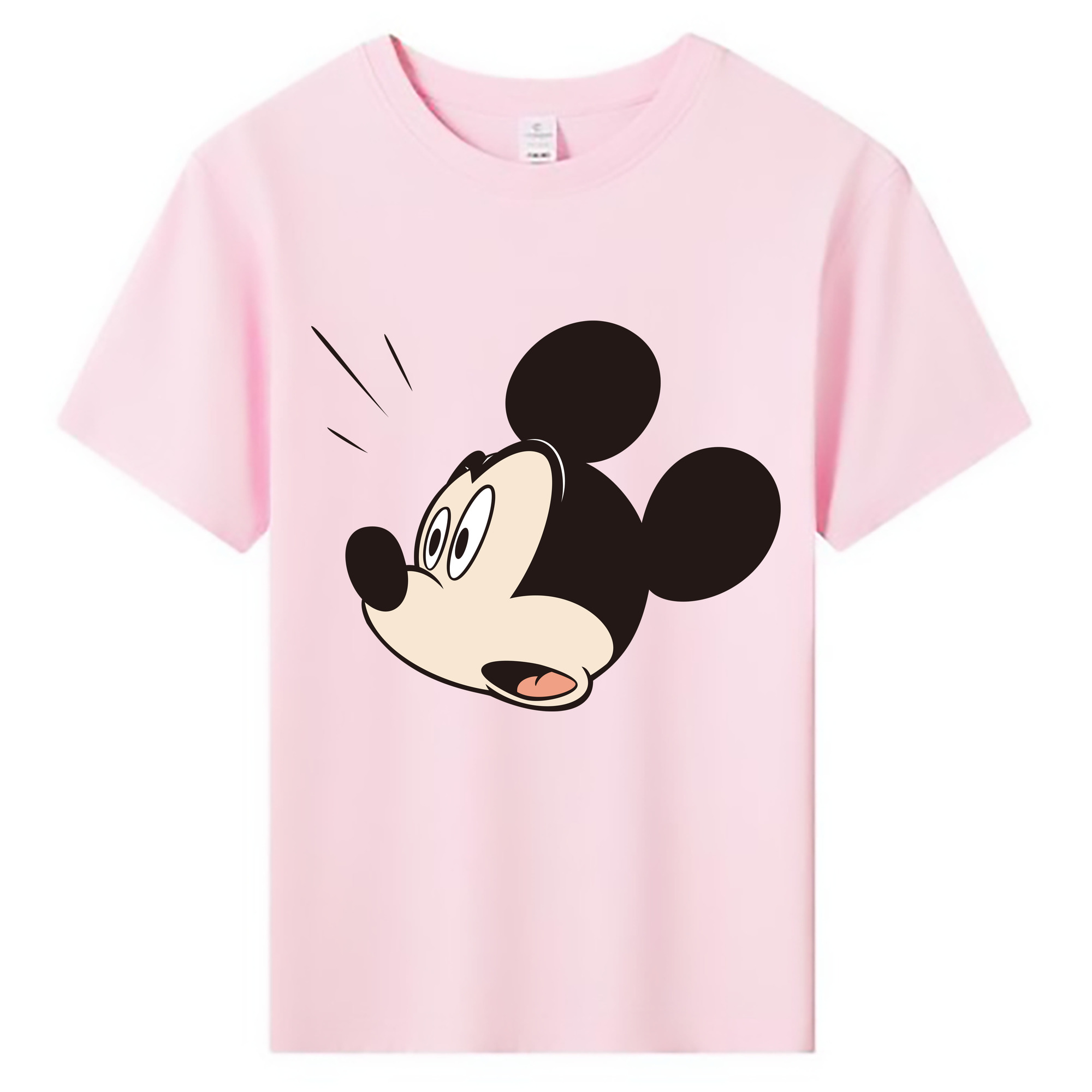 ミッキーマウス Mickey Mouse 綿100％キッズTシャツ（フロントプリント）