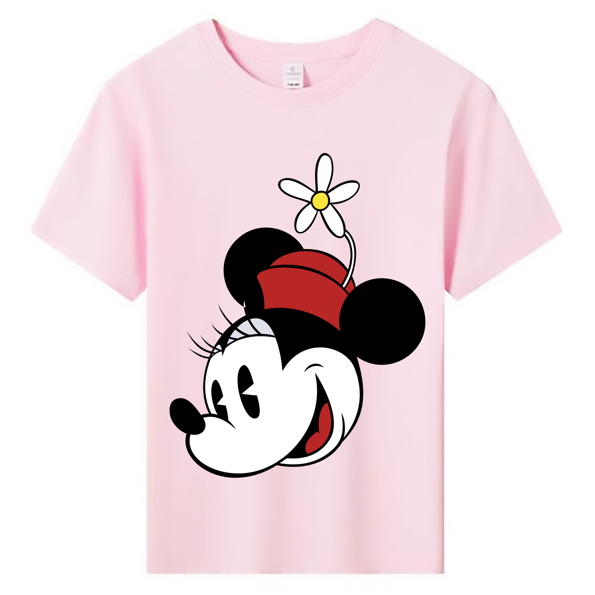 ミッキーマウス Mickey Mouse 綿100％キッズTシャツ（フロントプリント）