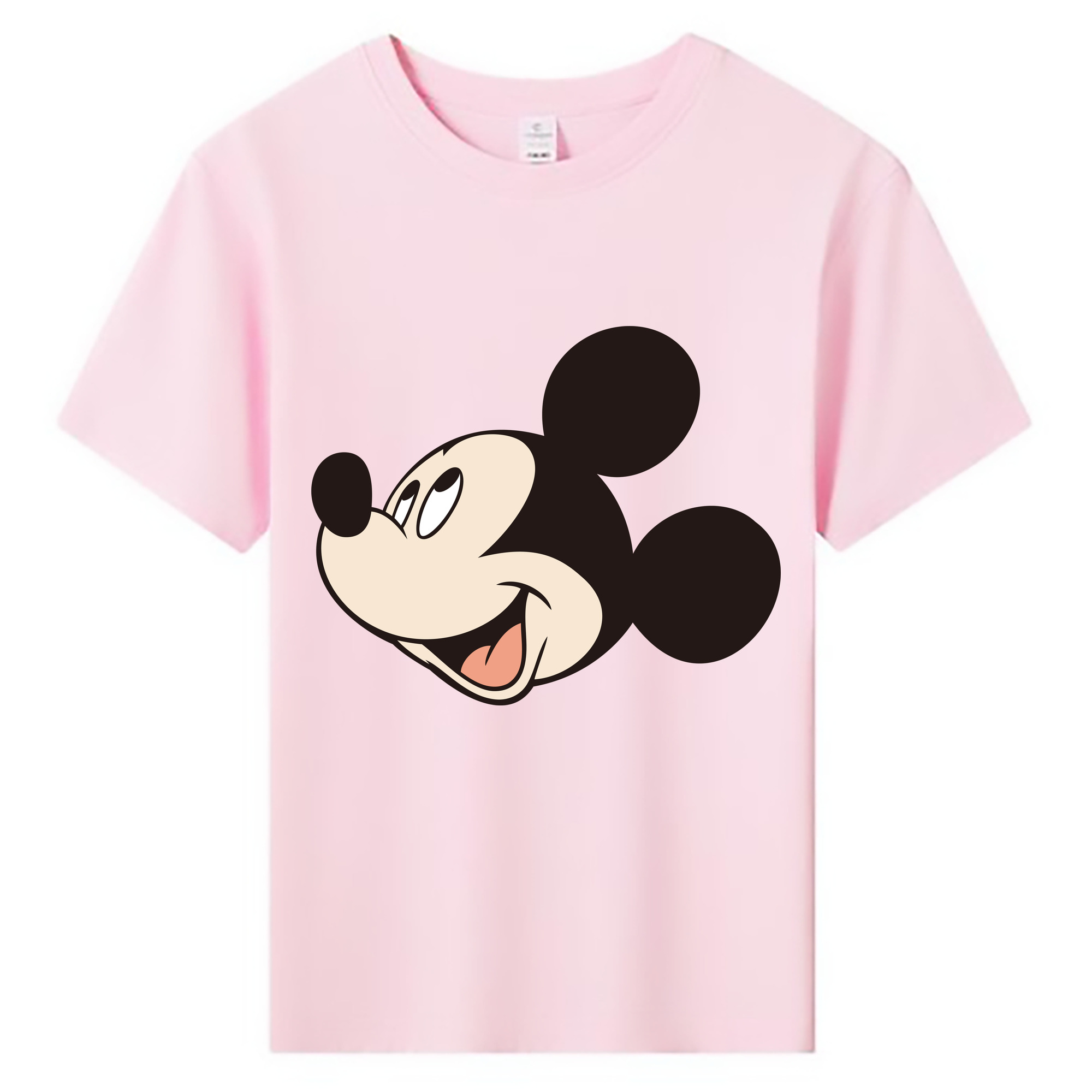 ミッキーマウス Mickey Mouse 綿100％キッズTシャツ（フロントプリント）