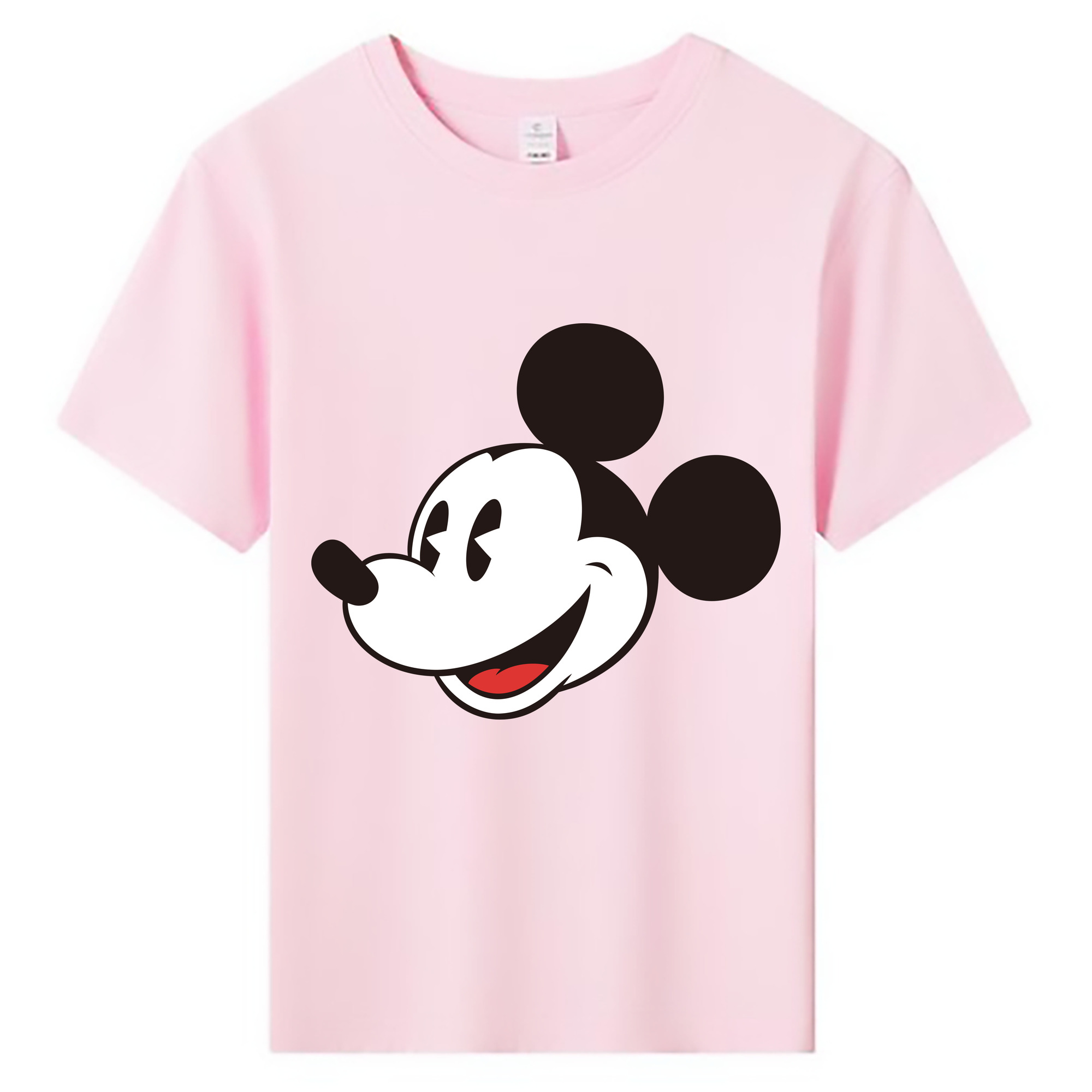 ミッキーマウス Mickey Mouse 綿100％キッズTシャツ（フロントプリント）