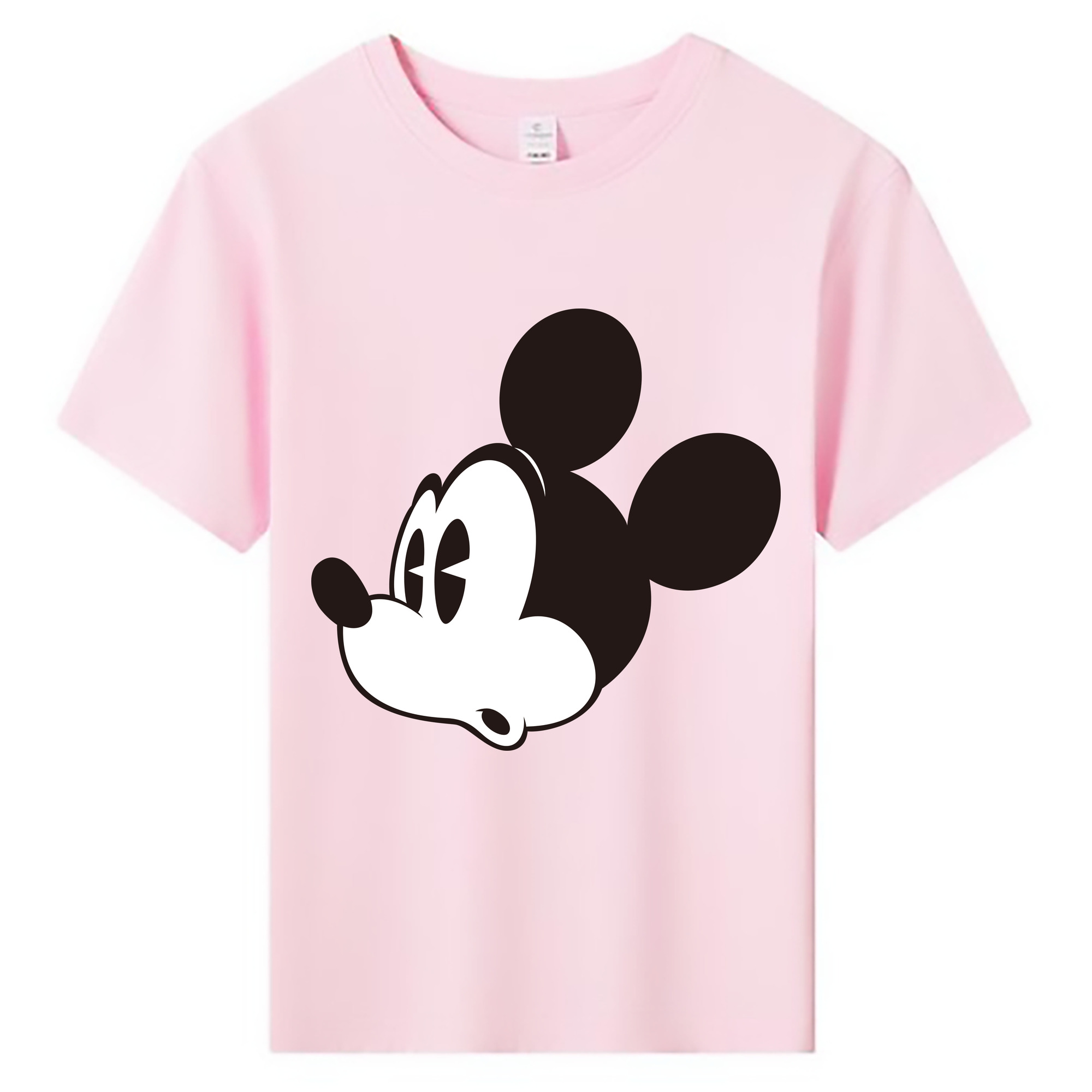 ミッキーマウス Mickey Mouse 綿100％キッズTシャツ（フロントプリント）