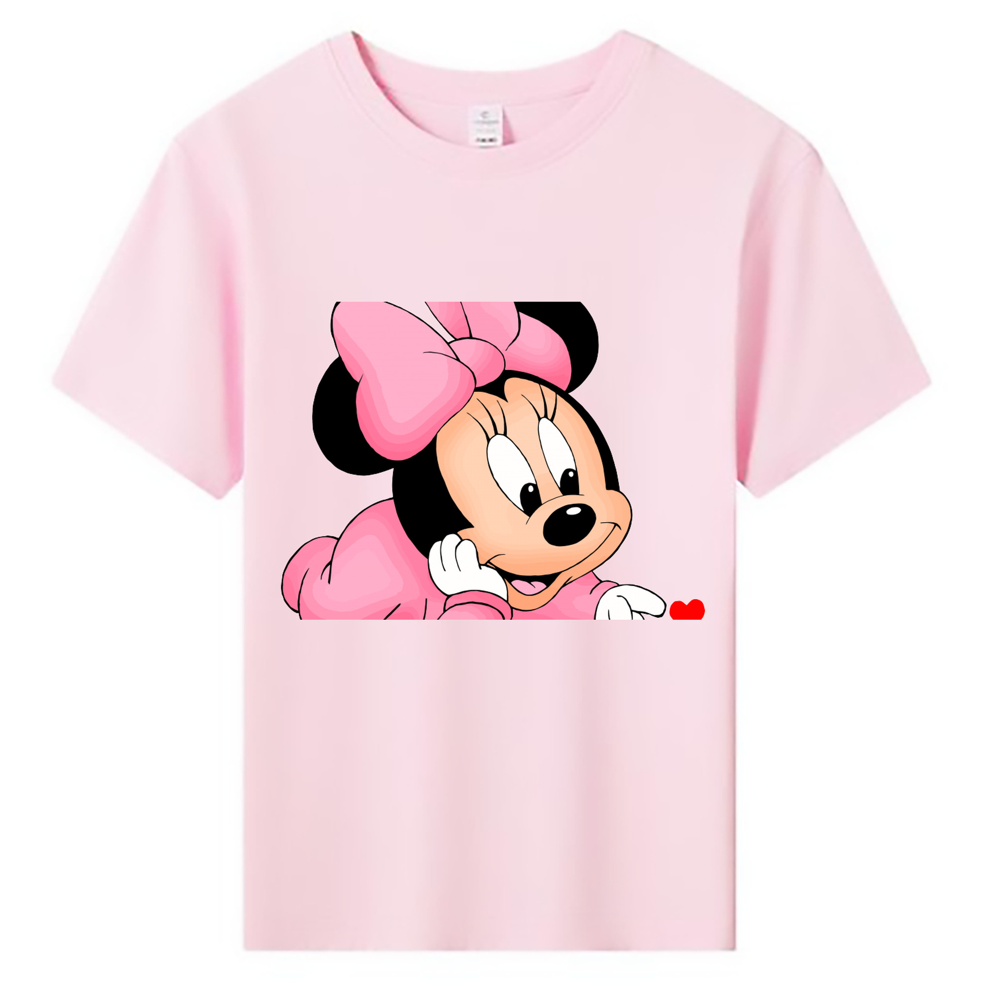 ミッキーマウス Mickey Mouse 綿100％キッズTシャツ（フロントプリント）
