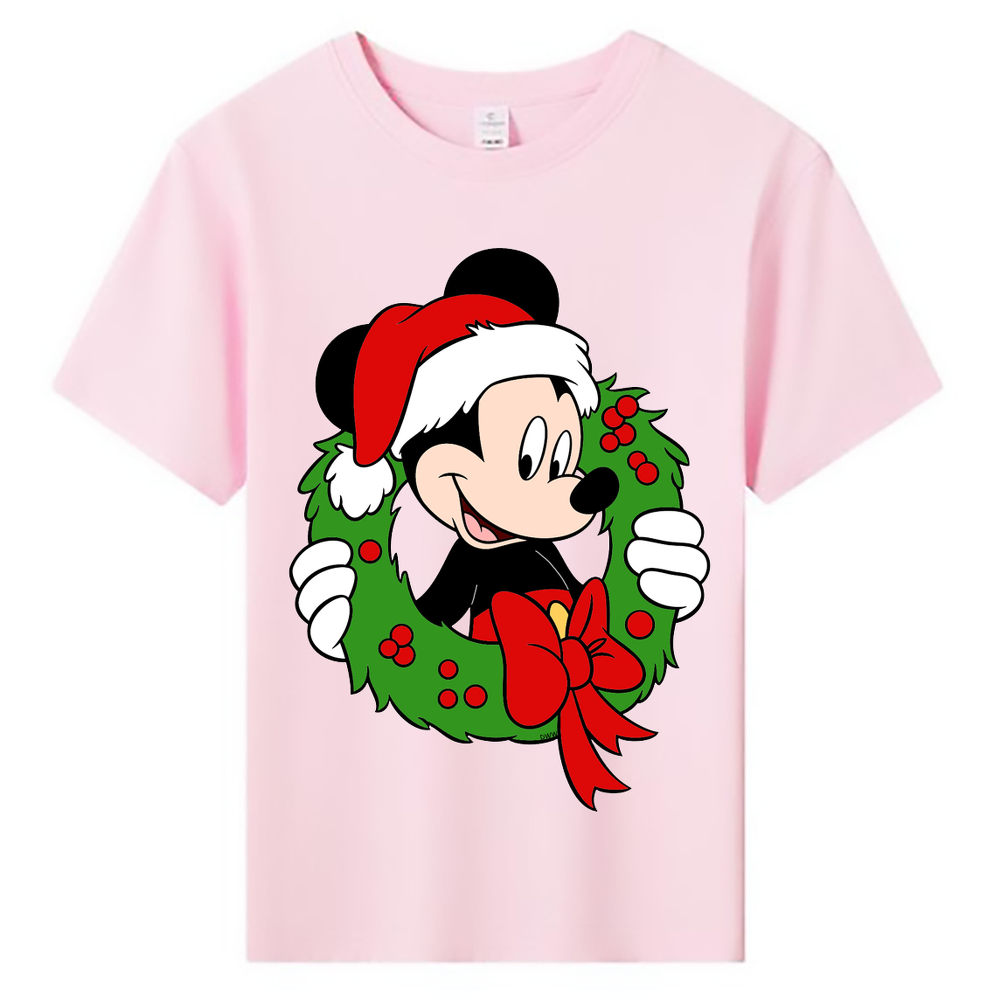 ミッキーマウス Mickey Mouse 綿100％キッズTシャツ（フロントプリント）