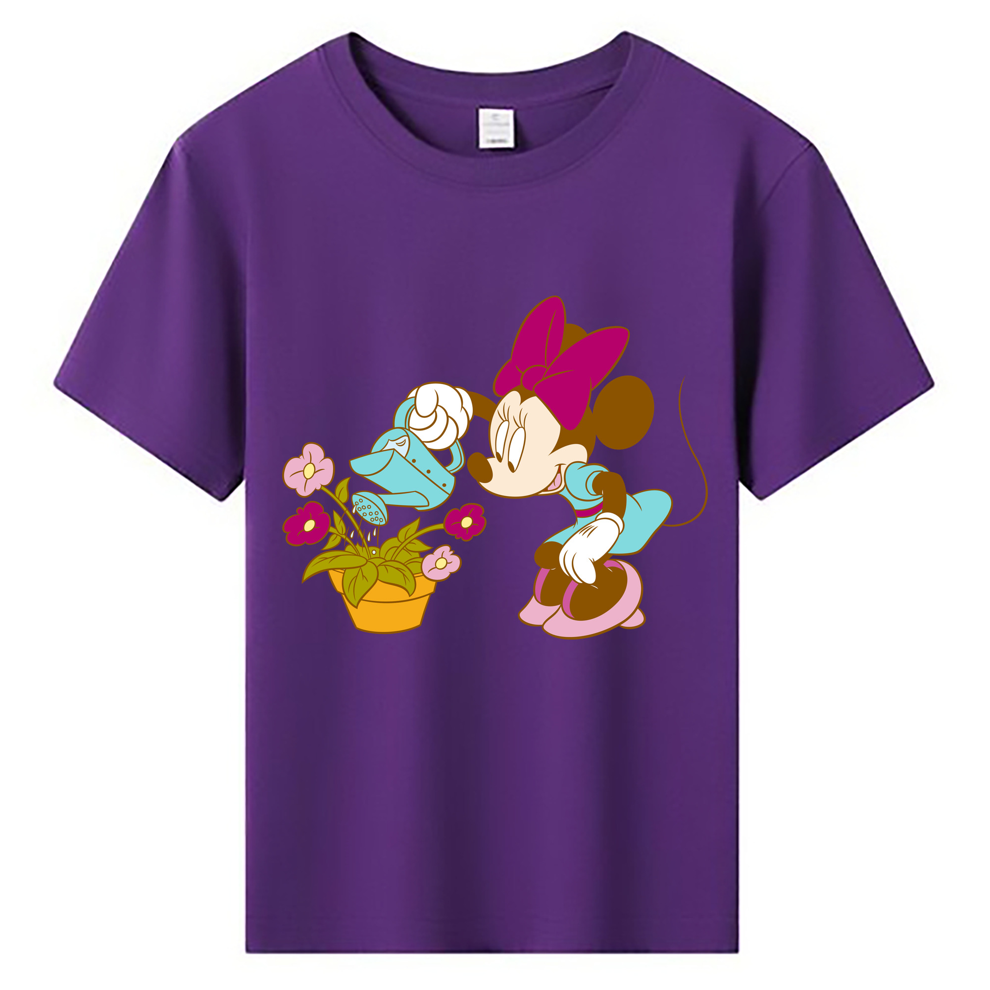 ミッキーマウス Mickey Mouse 綿100％キッズTシャツ（フロントプリント）