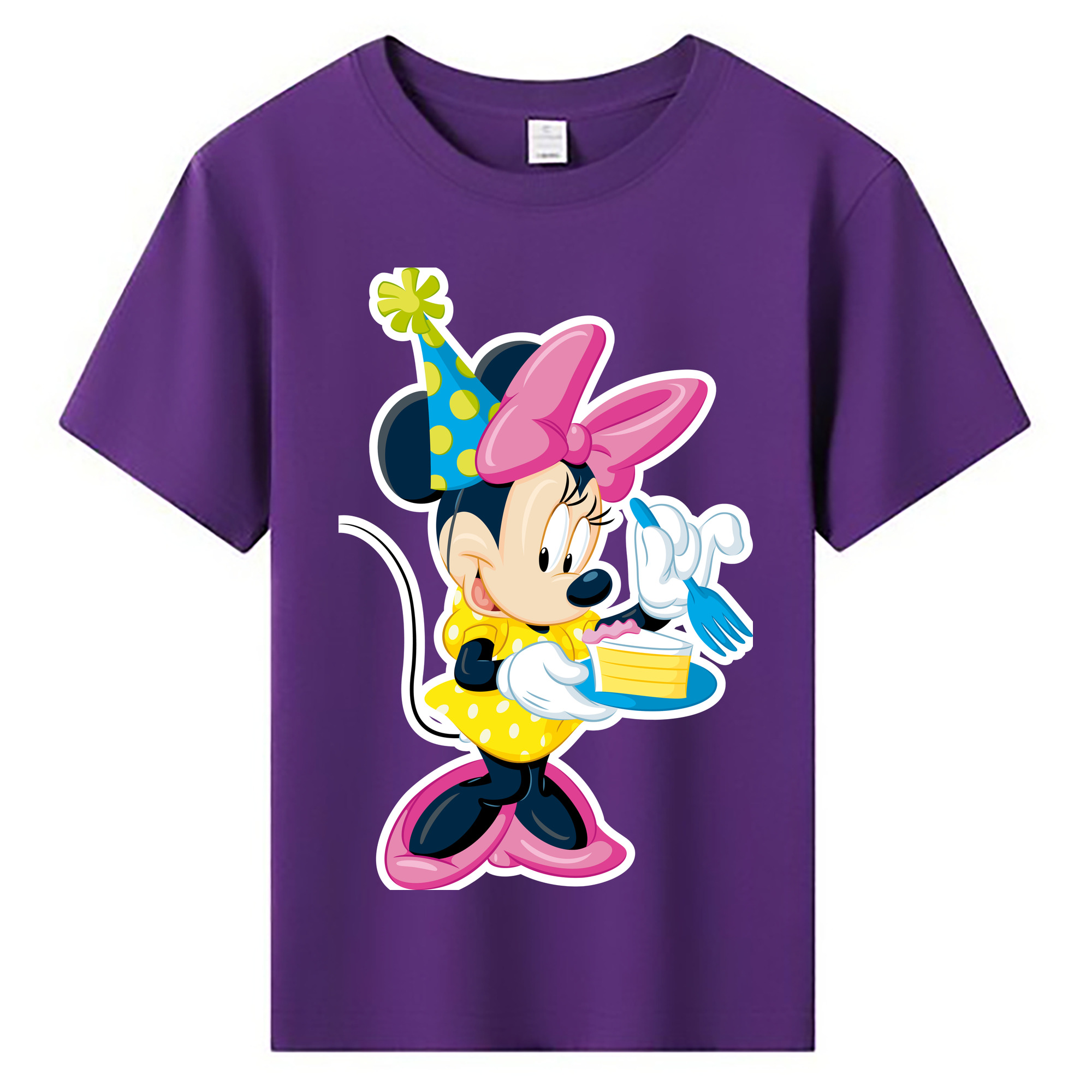 ミッキーマウス Mickey Mouse 綿100％キッズTシャツ（フロントプリント）