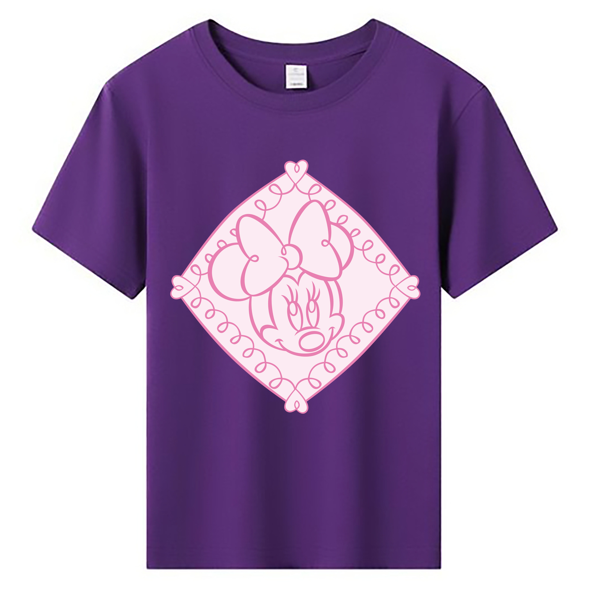 ミッキーマウス Mickey Mouse 綿100％キッズTシャツ（フロントプリント）