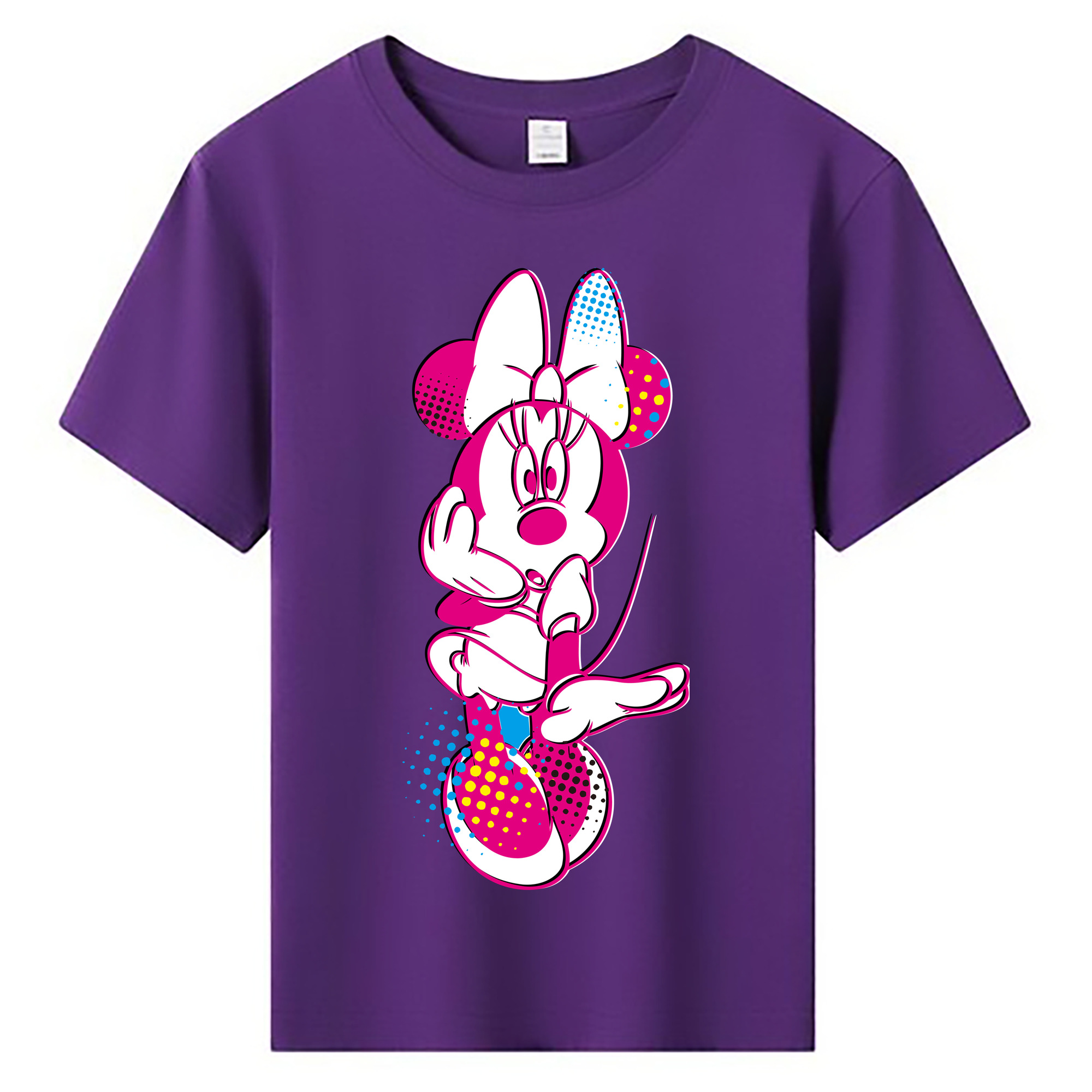 ミッキーマウス Mickey Mouse 綿100％キッズTシャツ（フロントプリント）