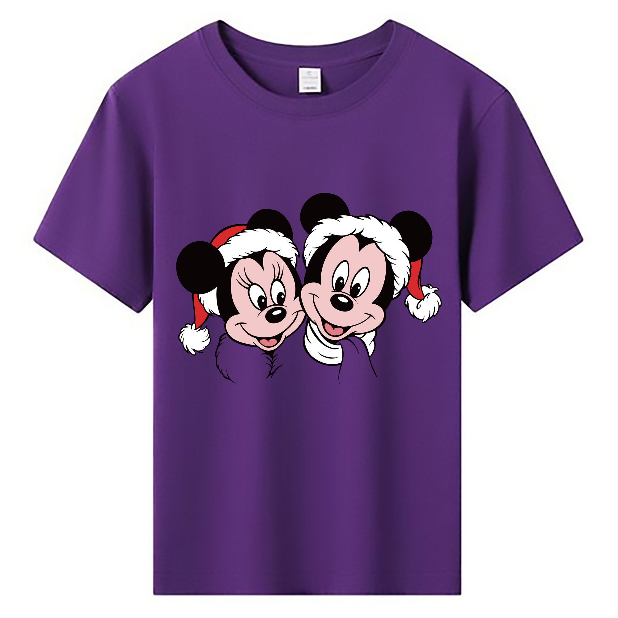 ミッキーマウス Mickey Mouse 綿100％キッズTシャツ（フロントプリント）