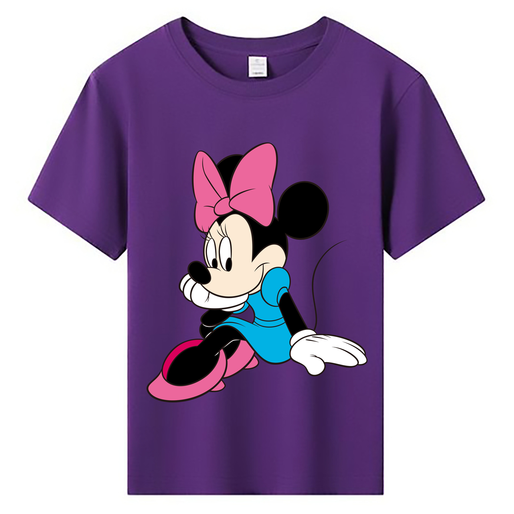 ミッキーマウス Mickey Mouse 綿100％キッズTシャツ（フロントプリント）