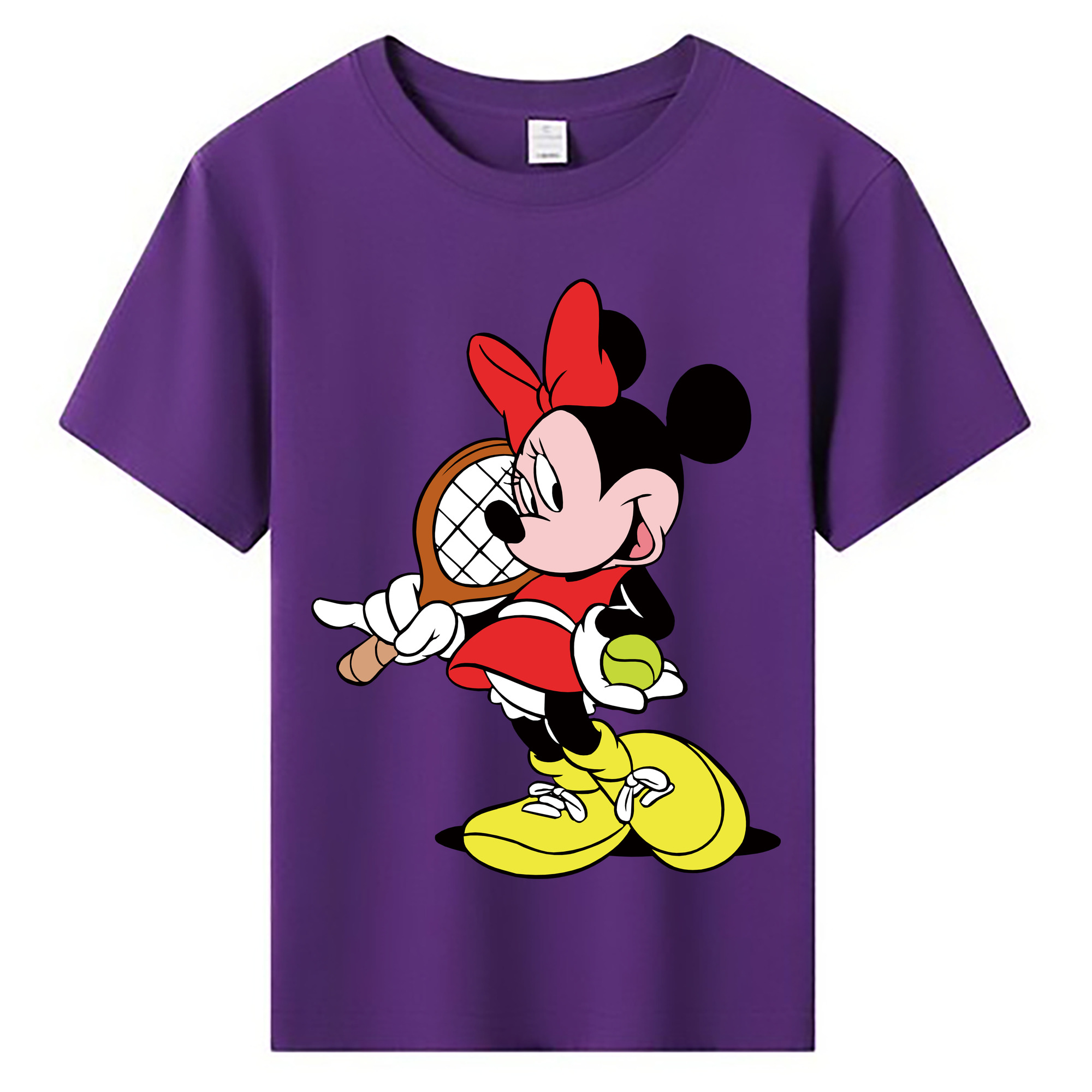 ミッキーマウス Mickey Mouse 綿100％キッズTシャツ（フロントプリント）