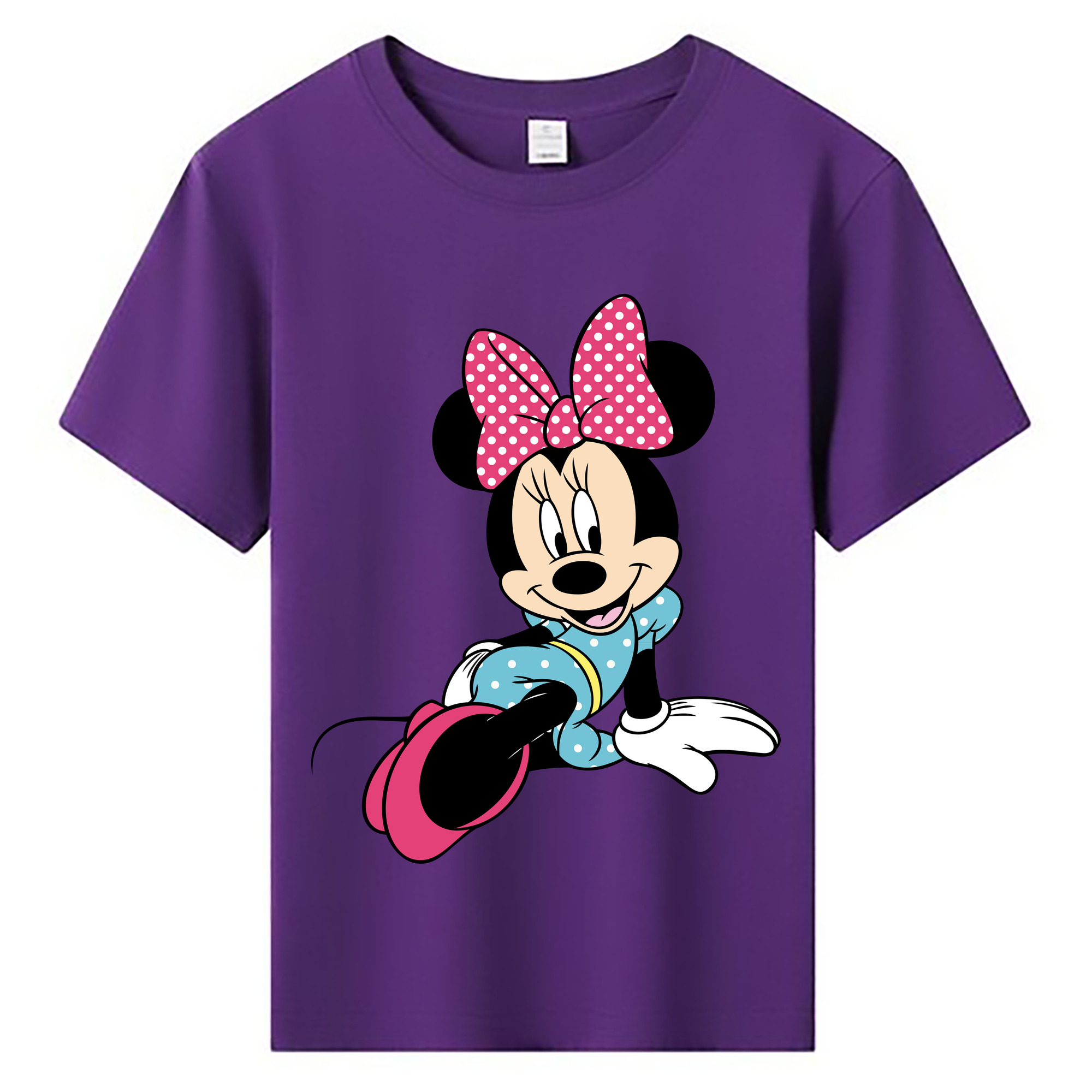 ミッキーマウス Mickey Mouse 綿100％キッズTシャツ（フロントプリント）