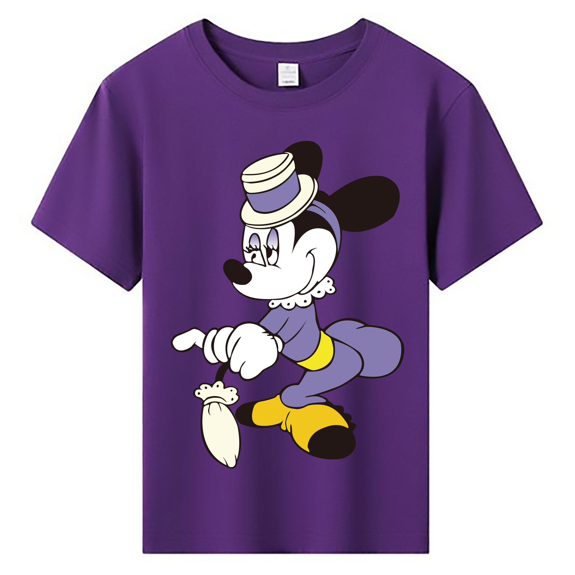 ミッキーマウス Mickey Mouse 綿100％キッズTシャツ（フロントプリント）