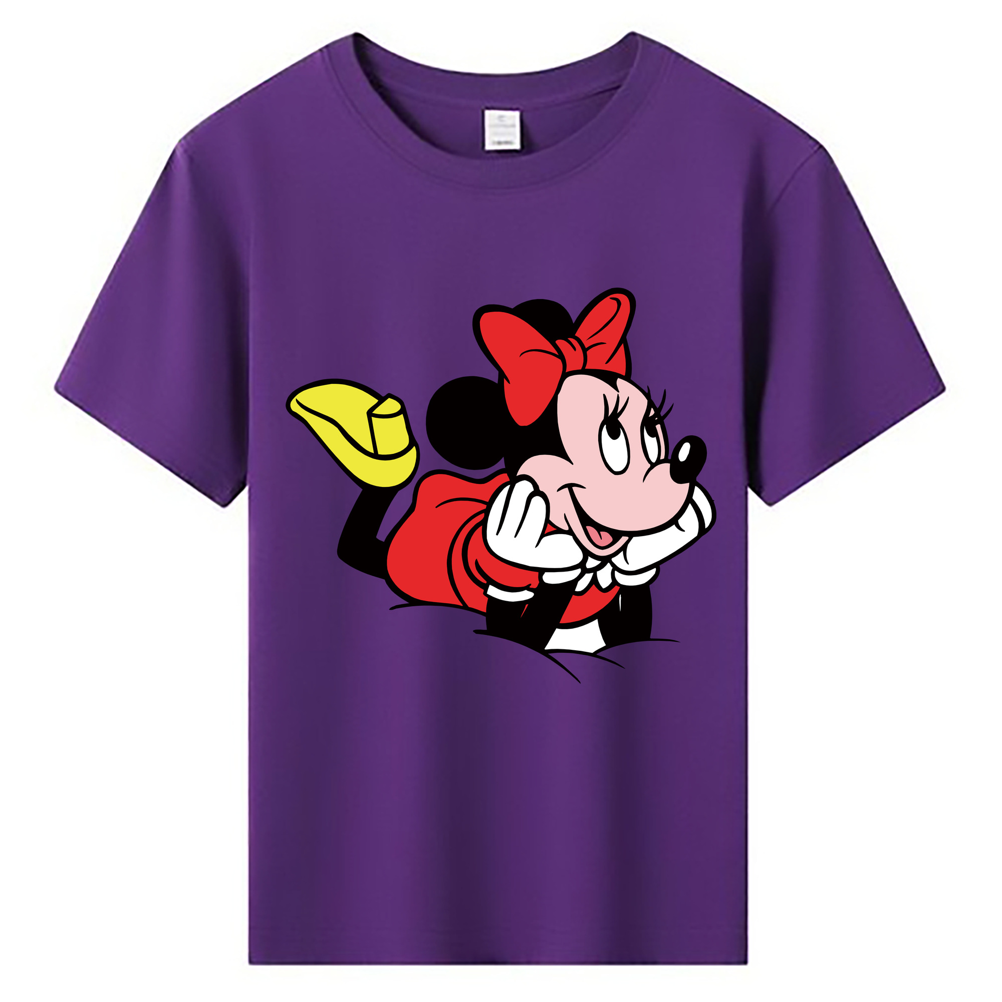 ミッキーマウス Mickey Mouse 綿100％キッズTシャツ（フロントプリント）