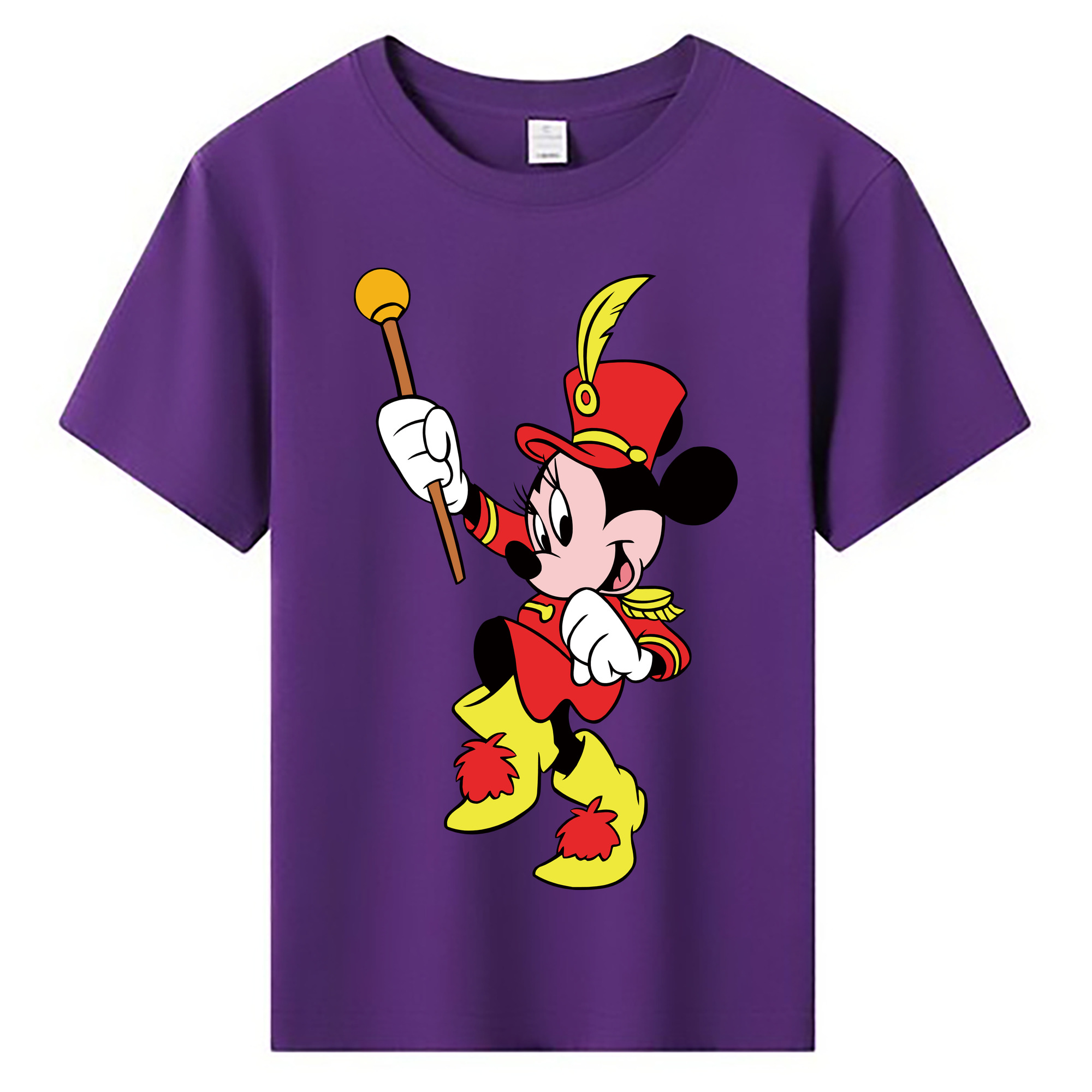 ミッキーマウス Mickey Mouse 綿100％キッズTシャツ（フロントプリント）