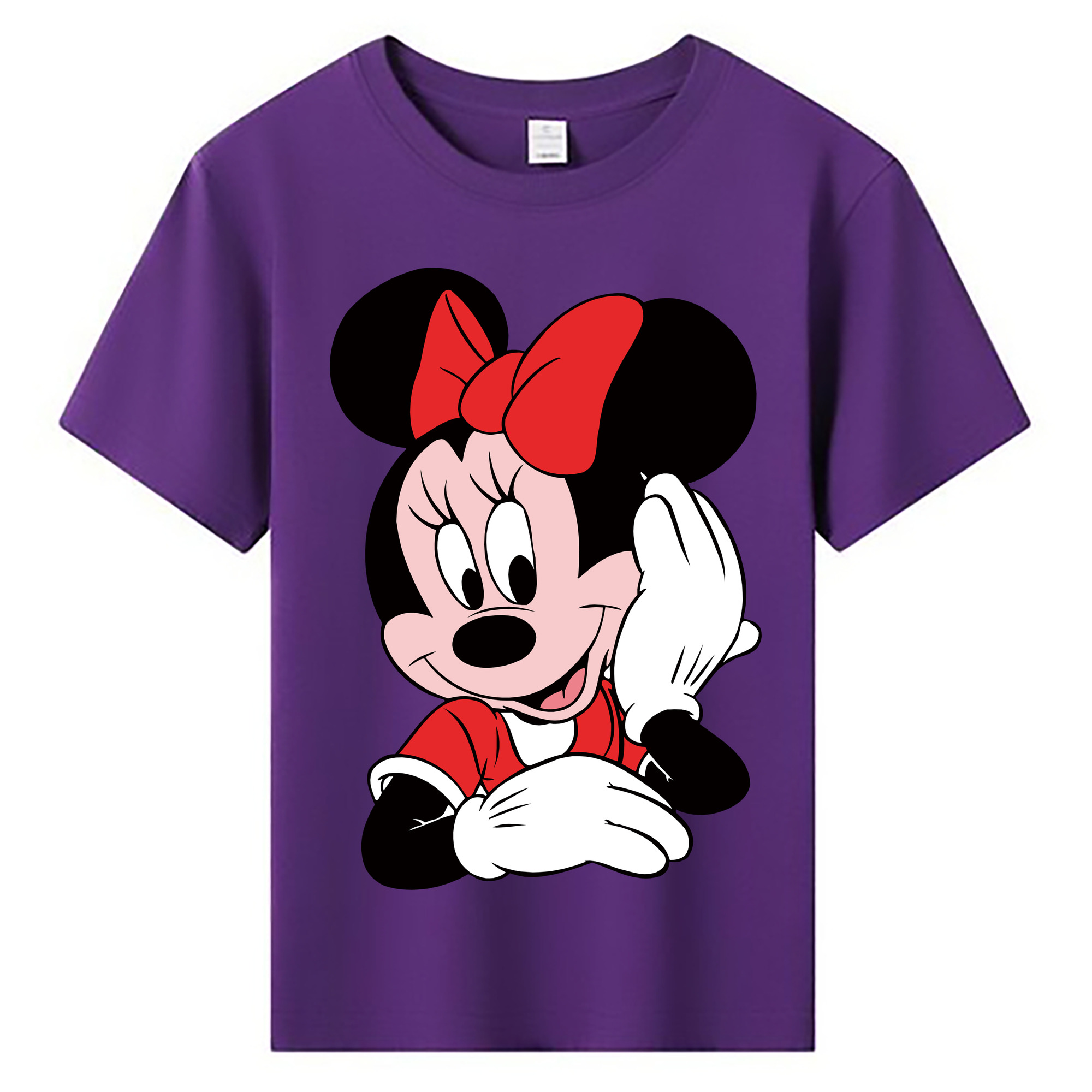 ミッキーマウス Mickey Mouse 綿100％キッズTシャツ（フロントプリント）