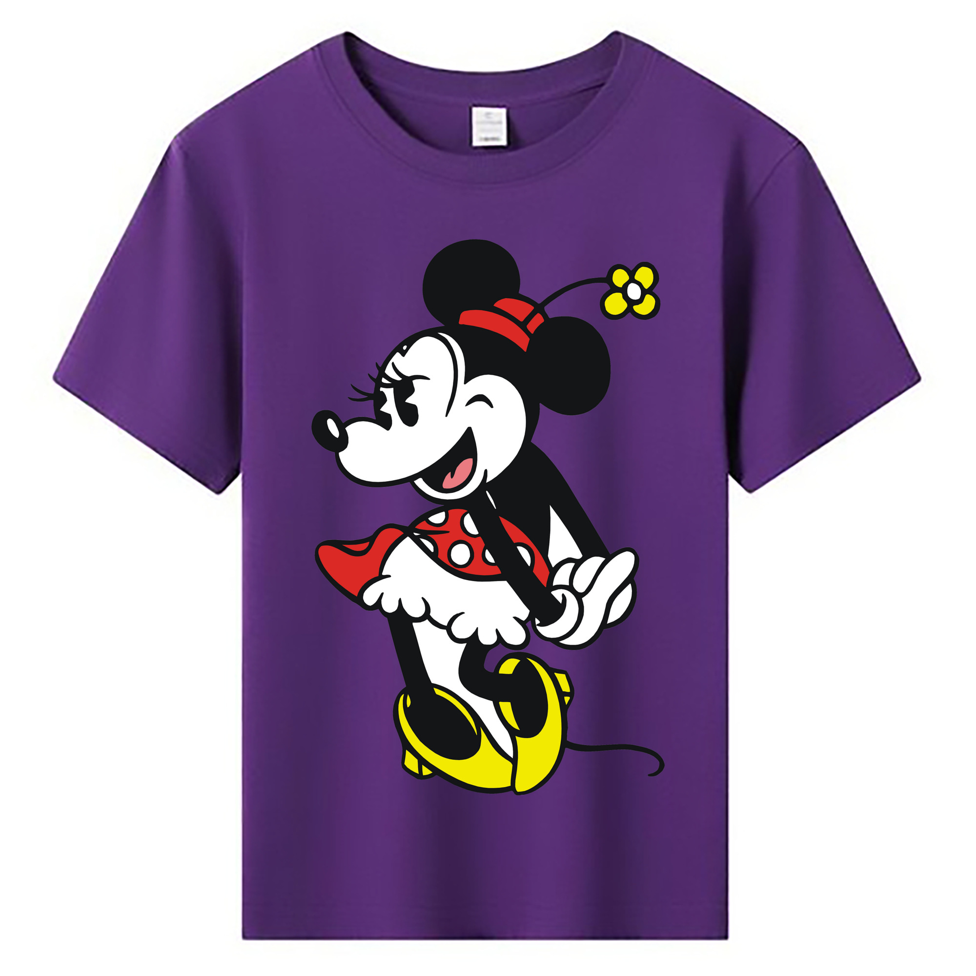 ミッキーマウス Mickey Mouse 綿100％キッズTシャツ（フロントプリント）