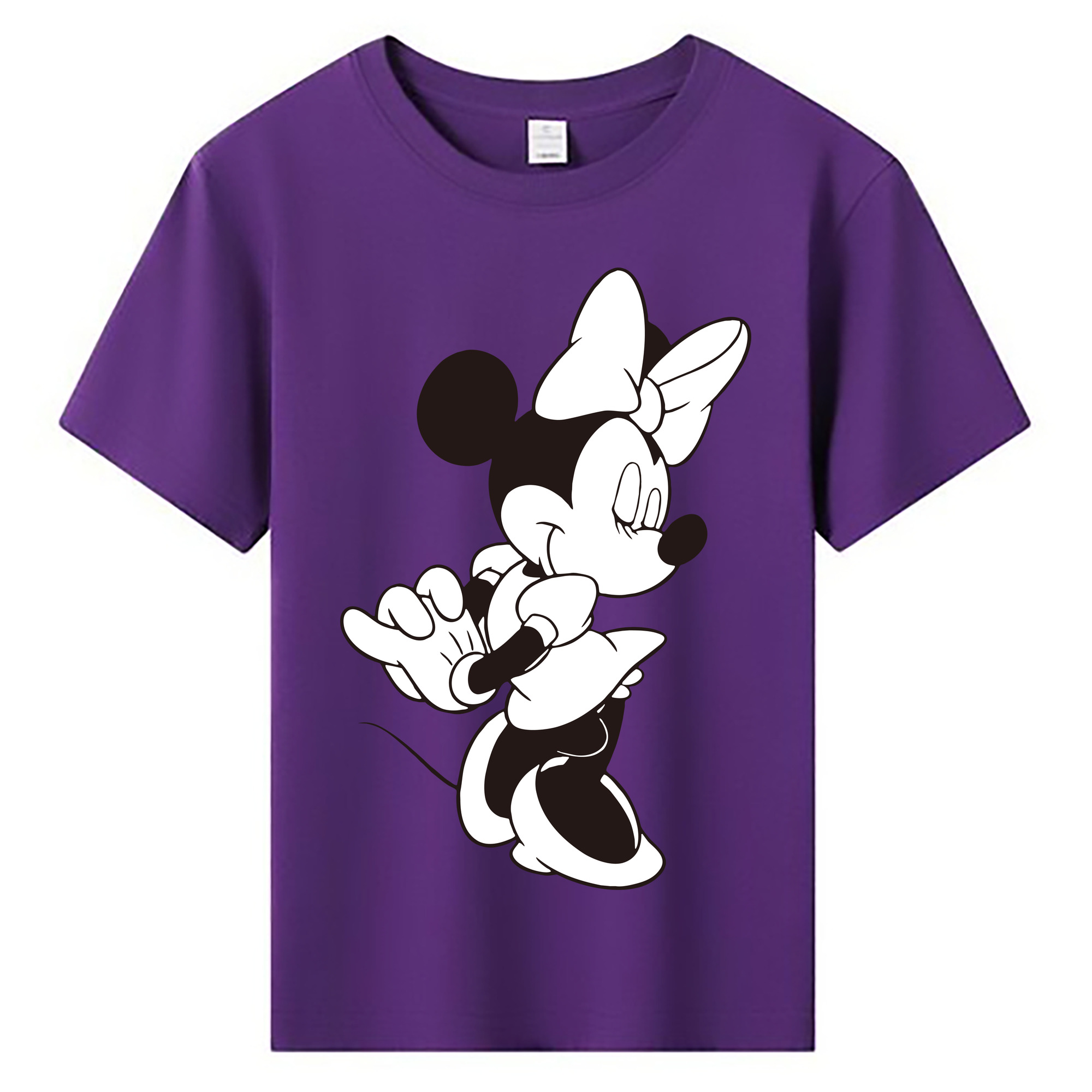 ミッキーマウス Mickey Mouse 綿100％キッズTシャツ（フロントプリント）