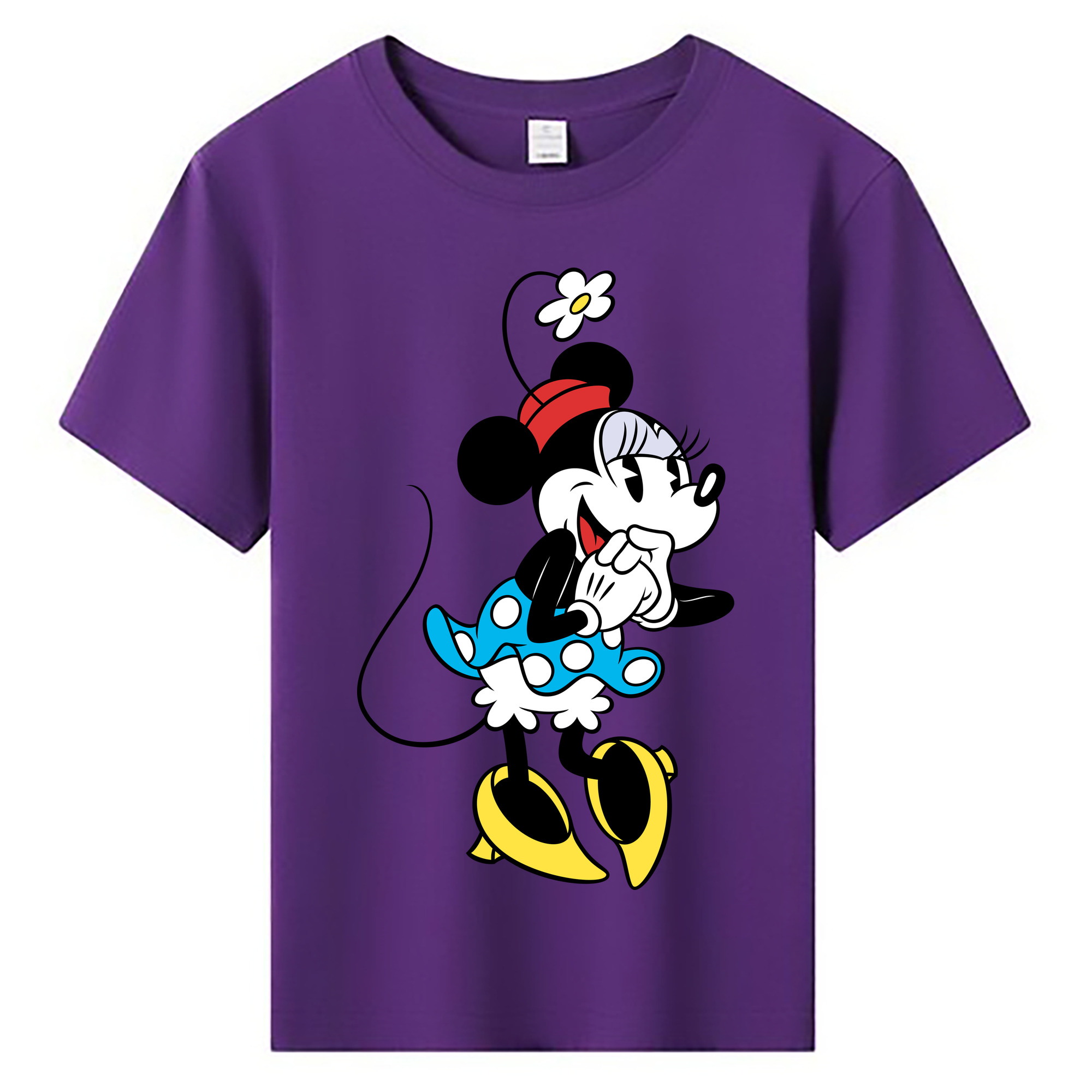 ミッキーマウス Mickey Mouse 綿100％キッズTシャツ（フロントプリント）