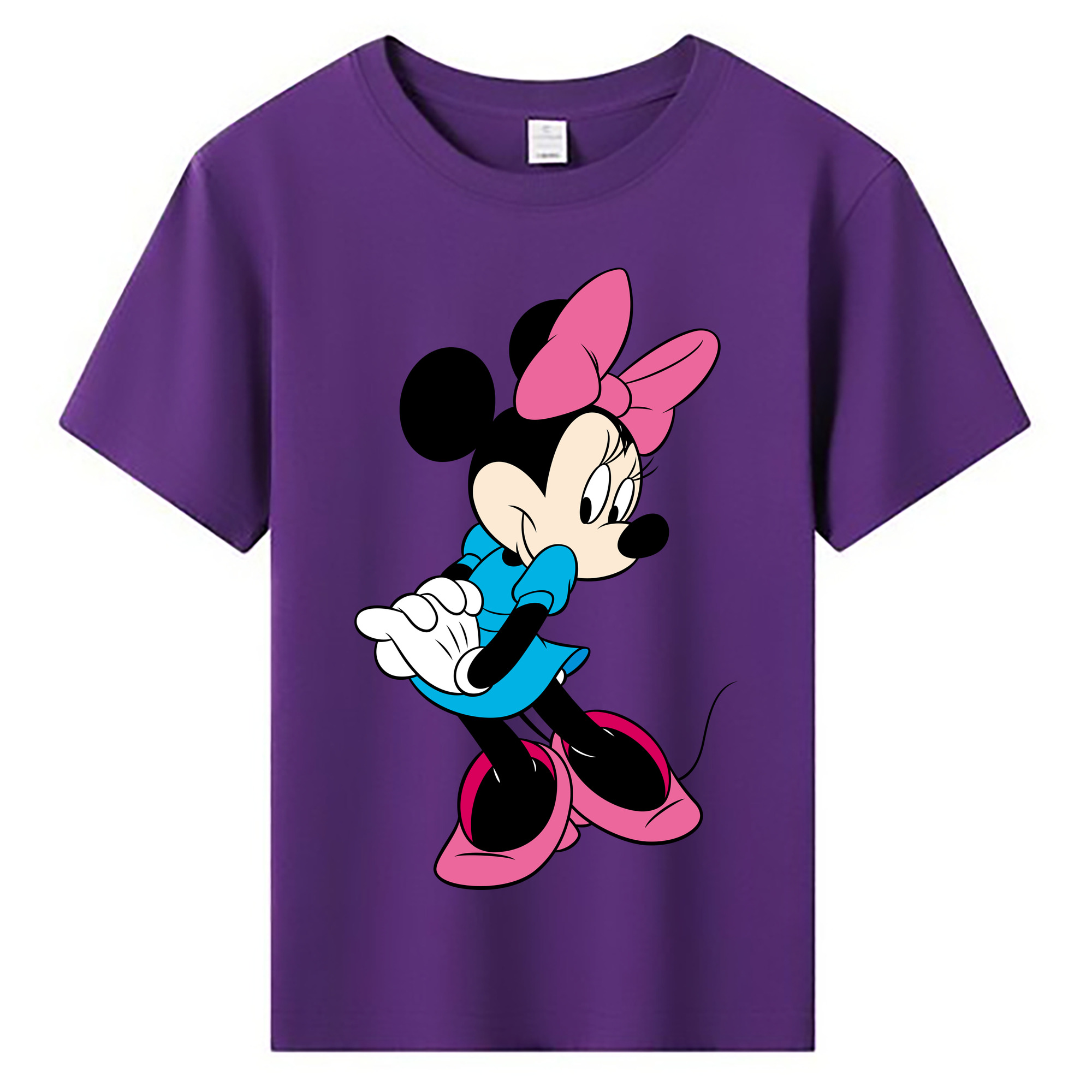 ミッキーマウス Mickey Mouse 綿100％キッズTシャツ（フロントプリント）