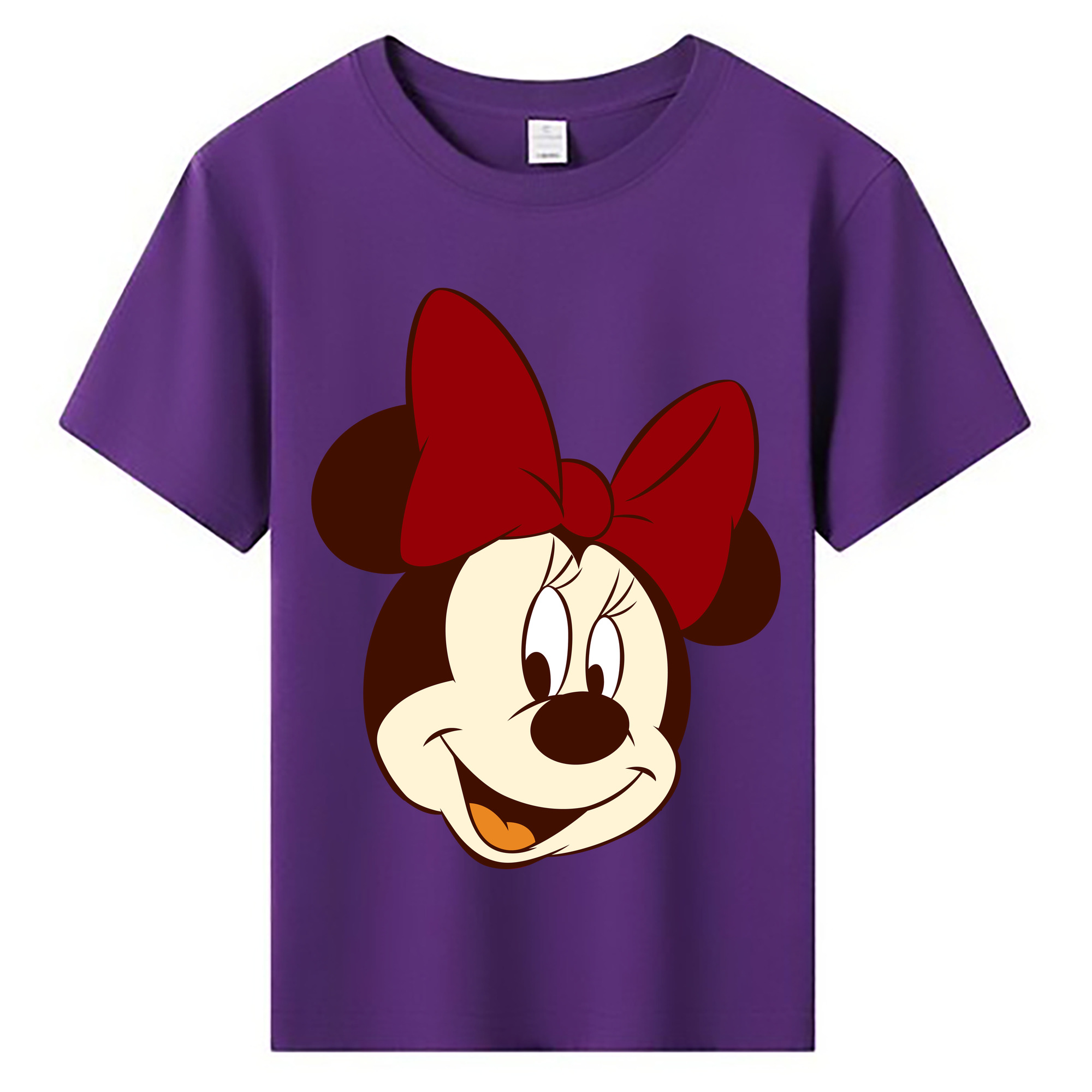 ミッキーマウス Mickey Mouse 綿100％キッズTシャツ（フロントプリント）