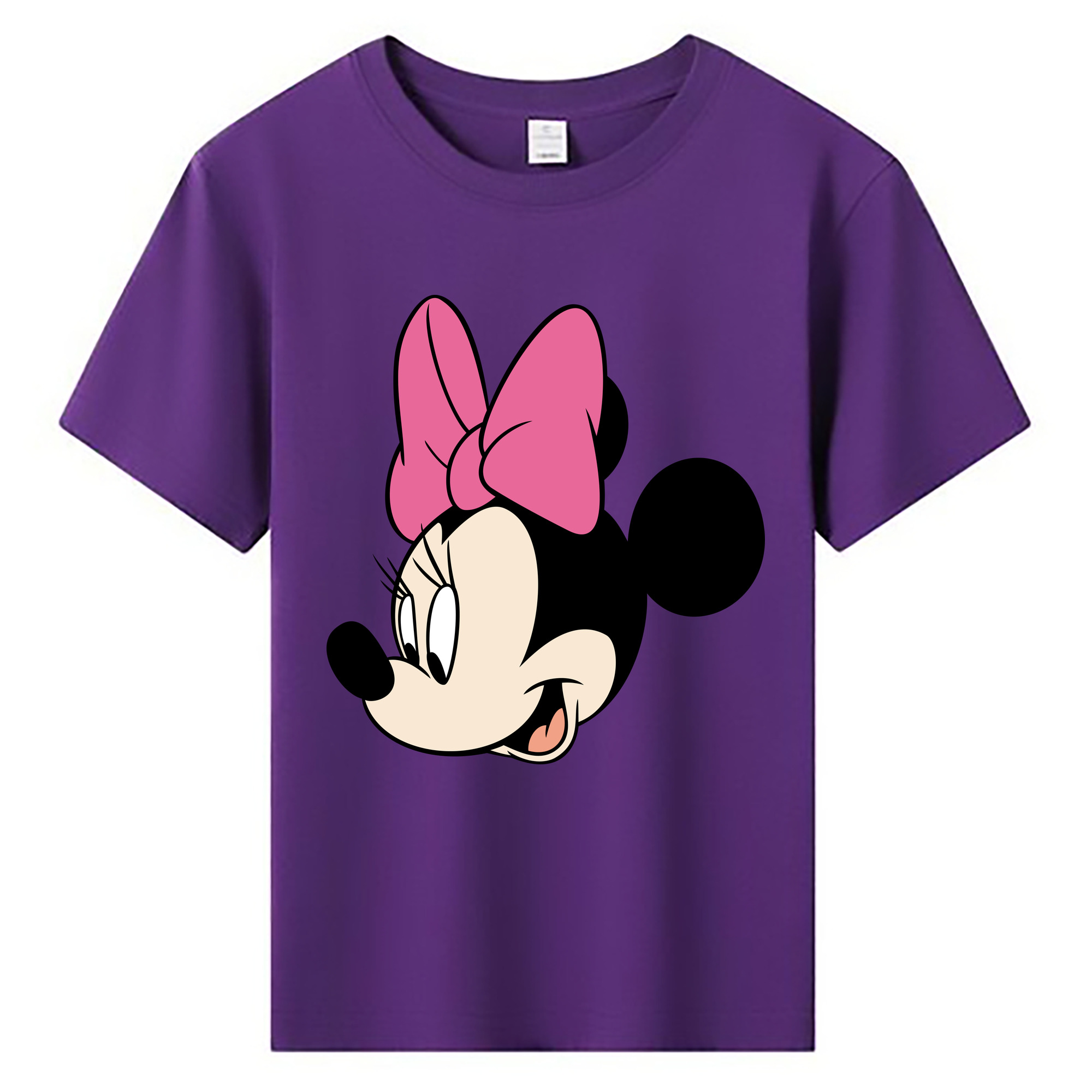 ミッキーマウス Mickey Mouse 綿100％キッズTシャツ（フロントプリント）