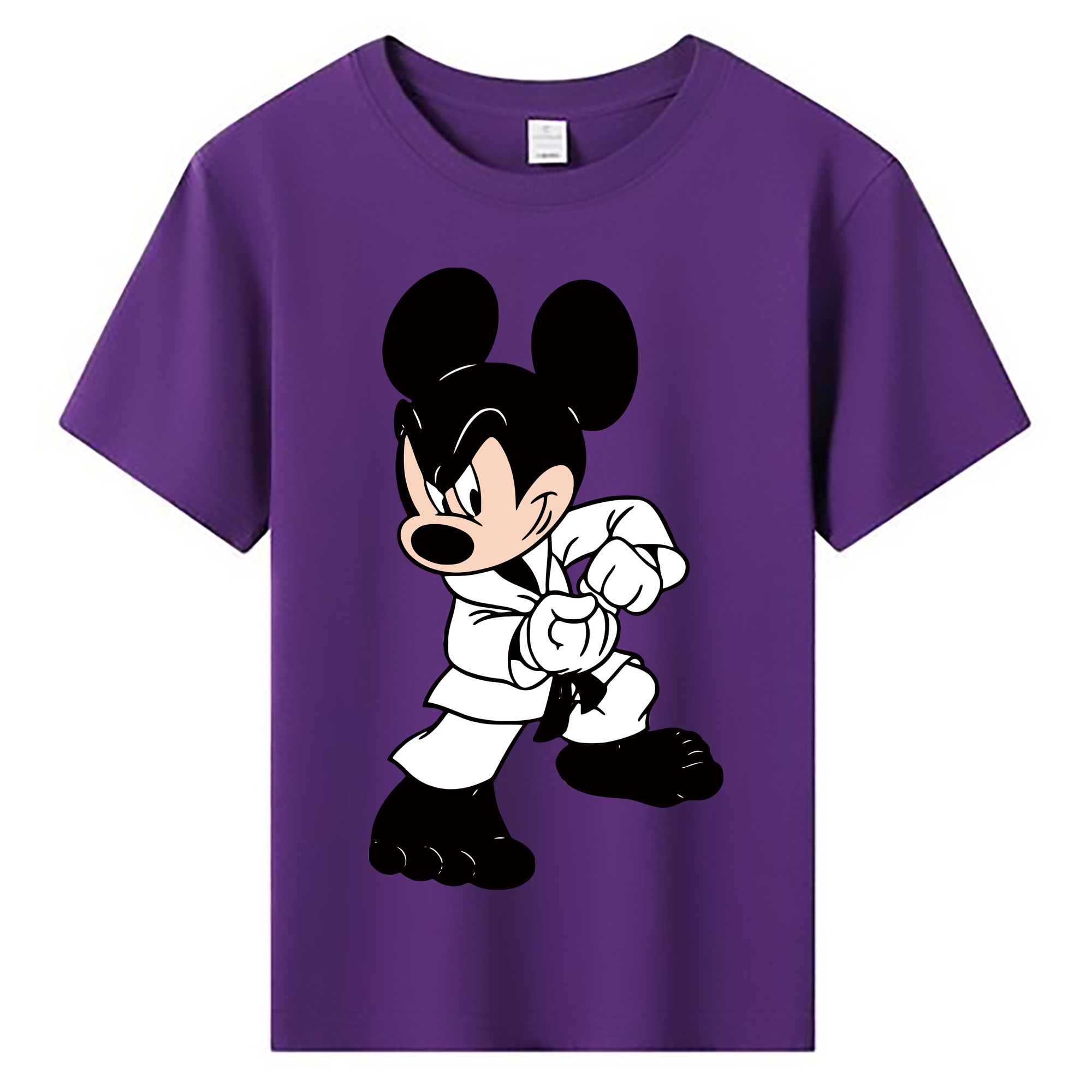 ミッキーマウス Mickey Mouse 綿100％キッズTシャツ（フロントプリント）