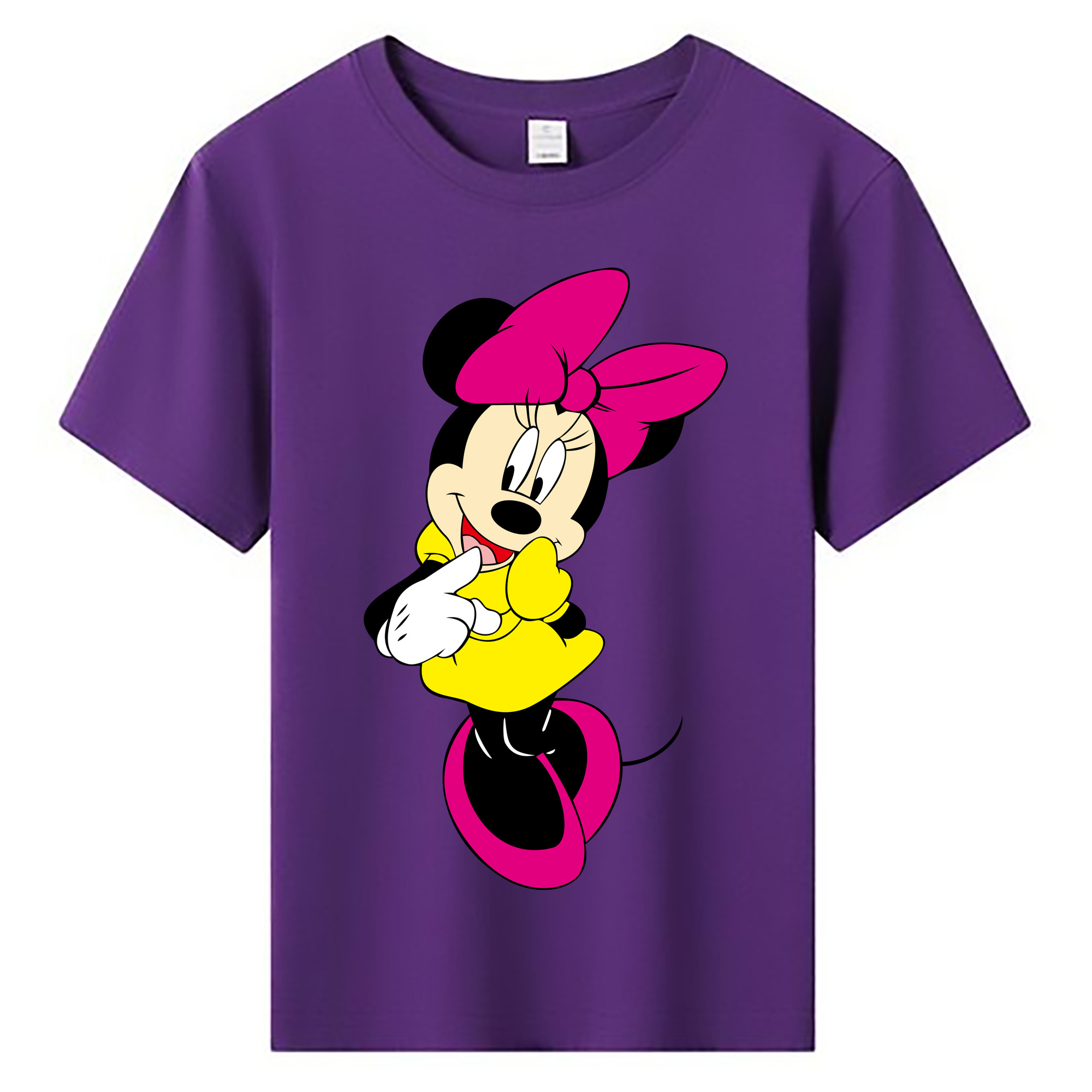 ミッキーマウス Mickey Mouse 綿100％キッズTシャツ（フロントプリント）