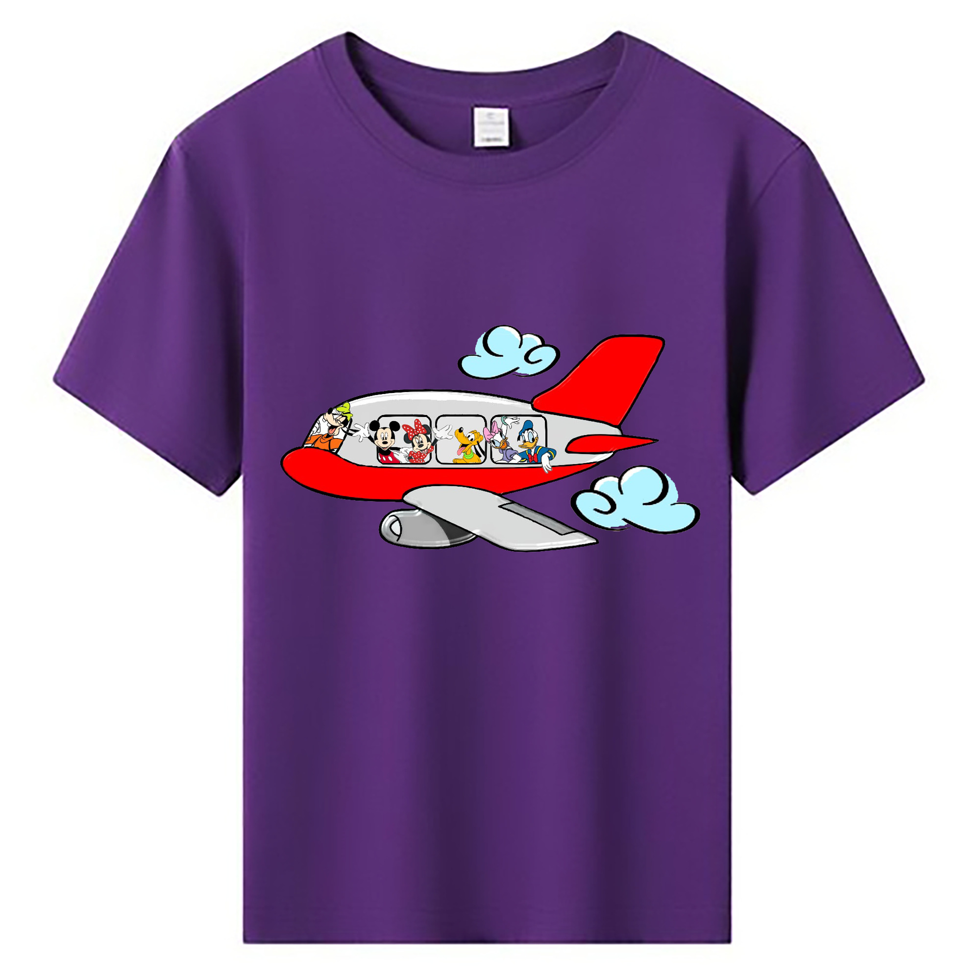 ミッキーマウス Mickey Mouse 綿100％キッズTシャツ（フロントプリント）