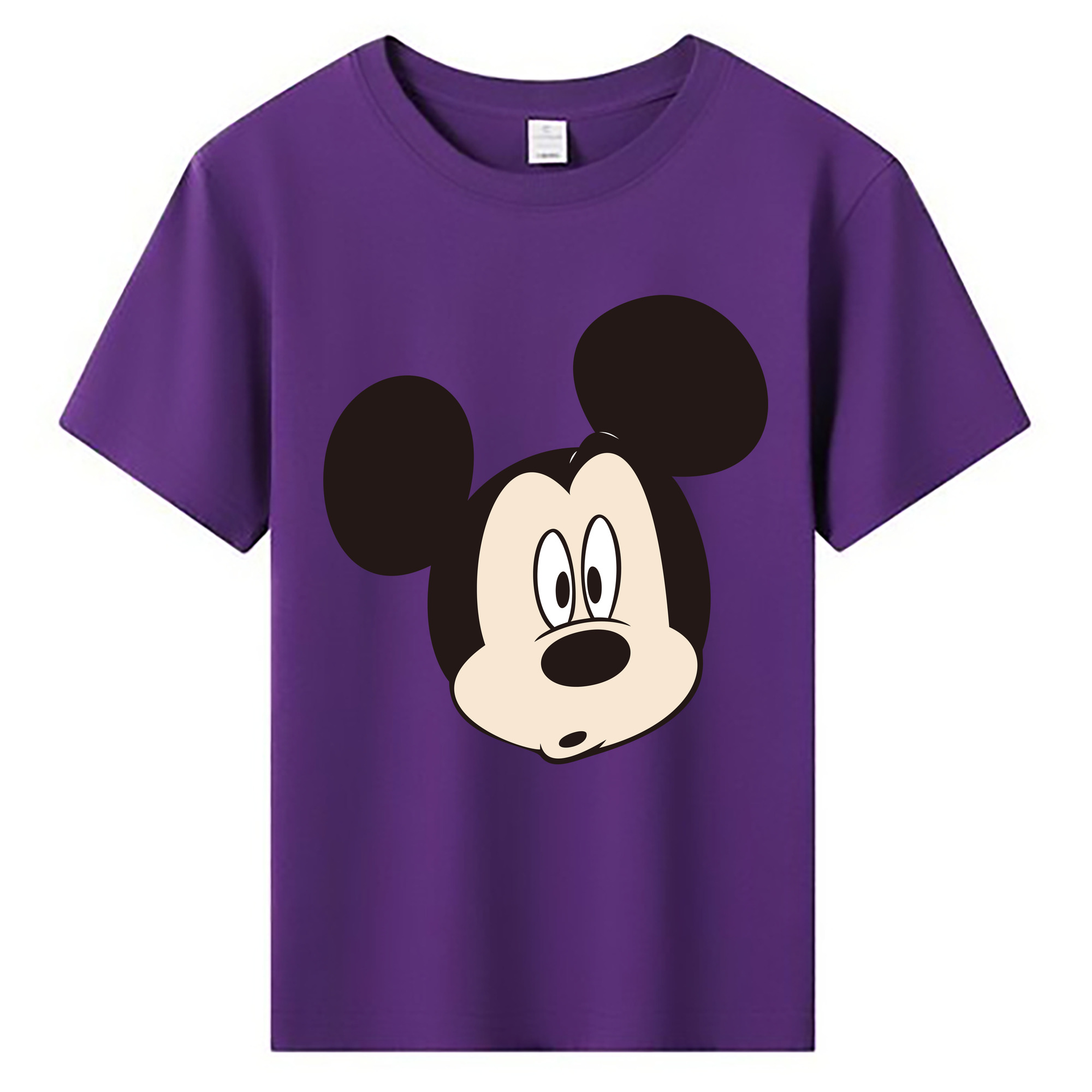 ミッキーマウス Mickey Mouse 綿100％キッズTシャツ（フロントプリント）