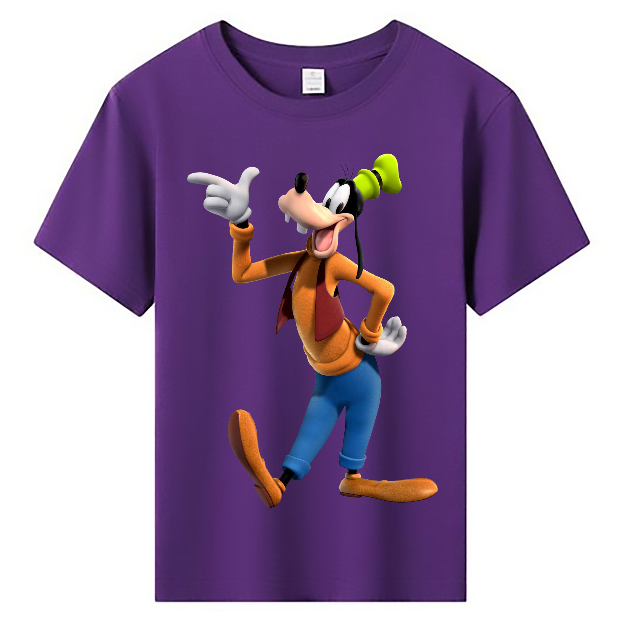ミッキーマウス Mickey Mouse 綿100％キッズTシャツ（フロントプリント）