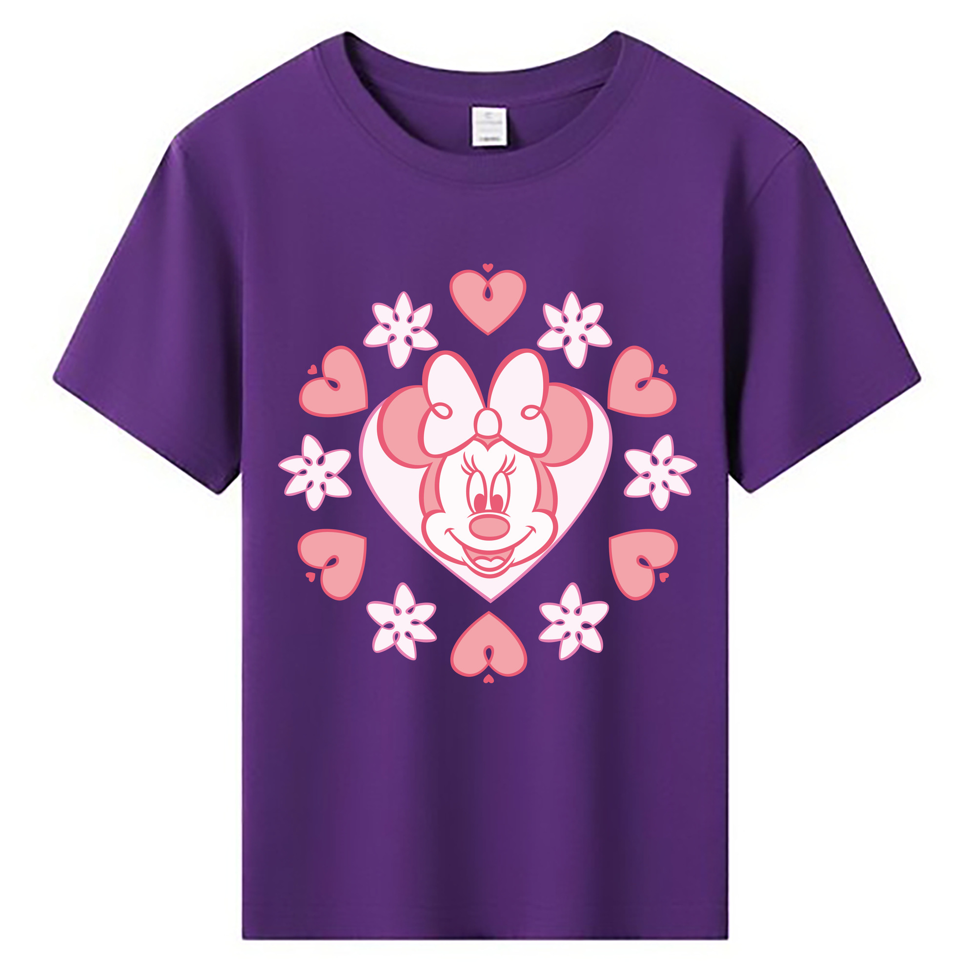 ミッキーマウス Mickey Mouse 綿100％キッズTシャツ（フロントプリント）